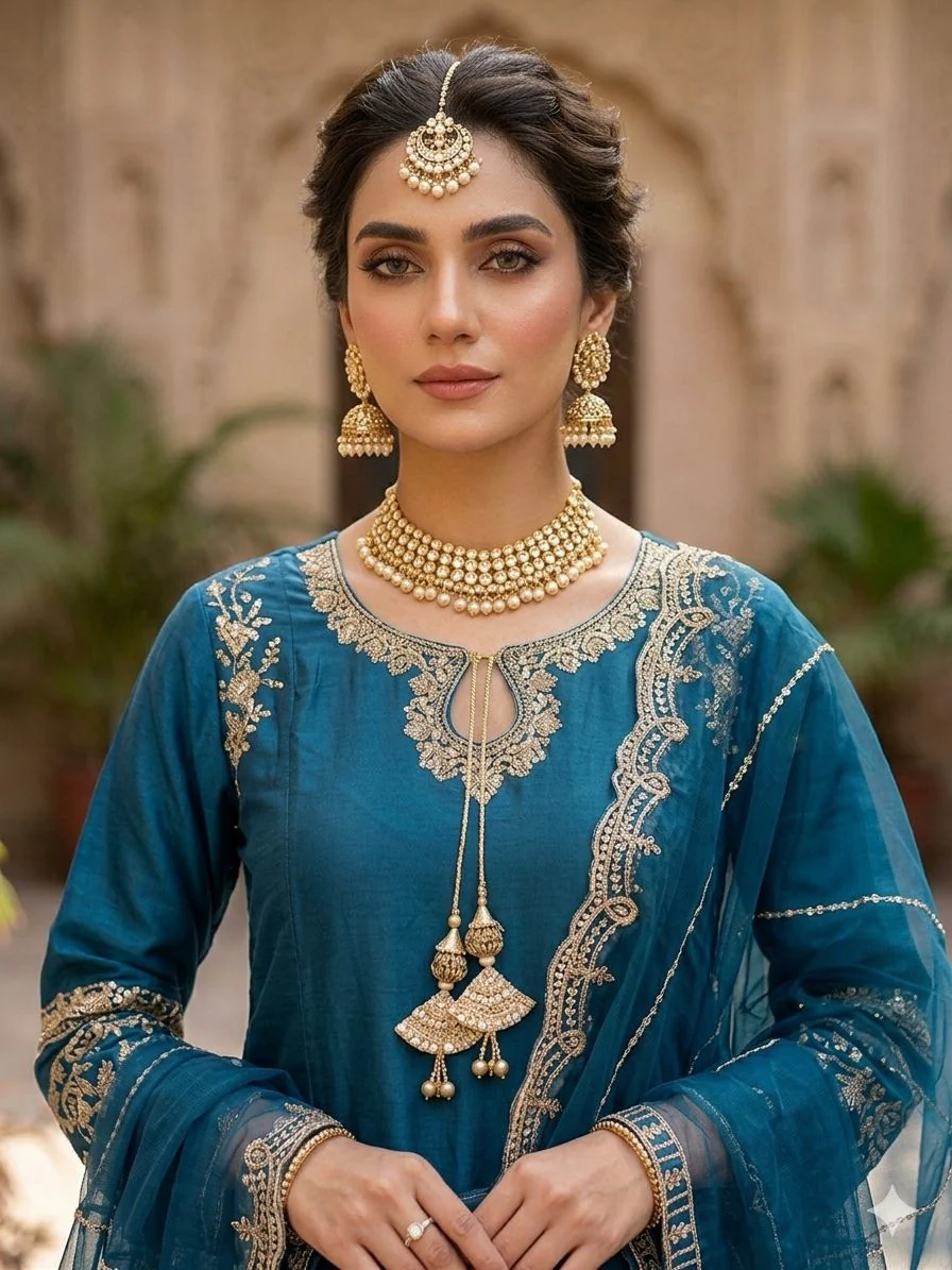 HK387 - Roheena - Shararah Suit - Image 10
