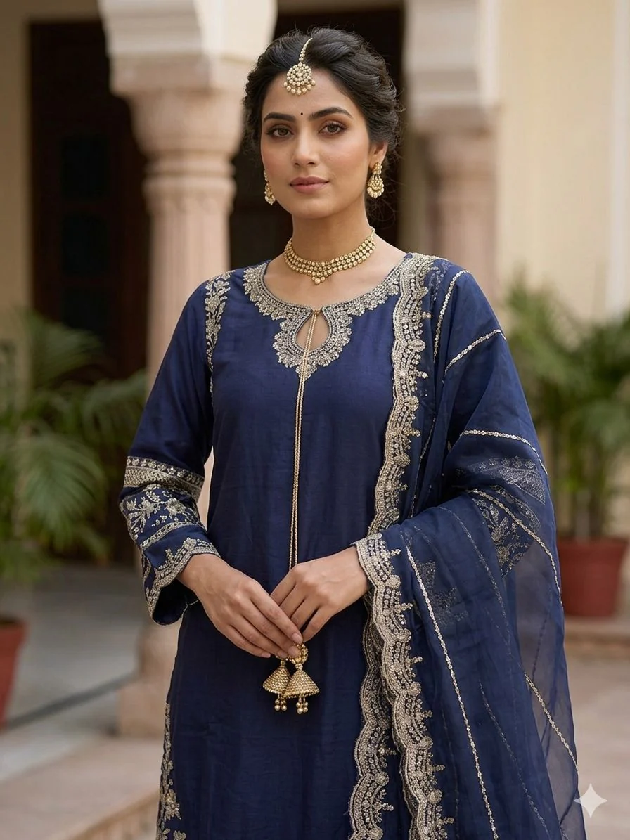 HK387 - Roheena - Shararah Suit - Image 11