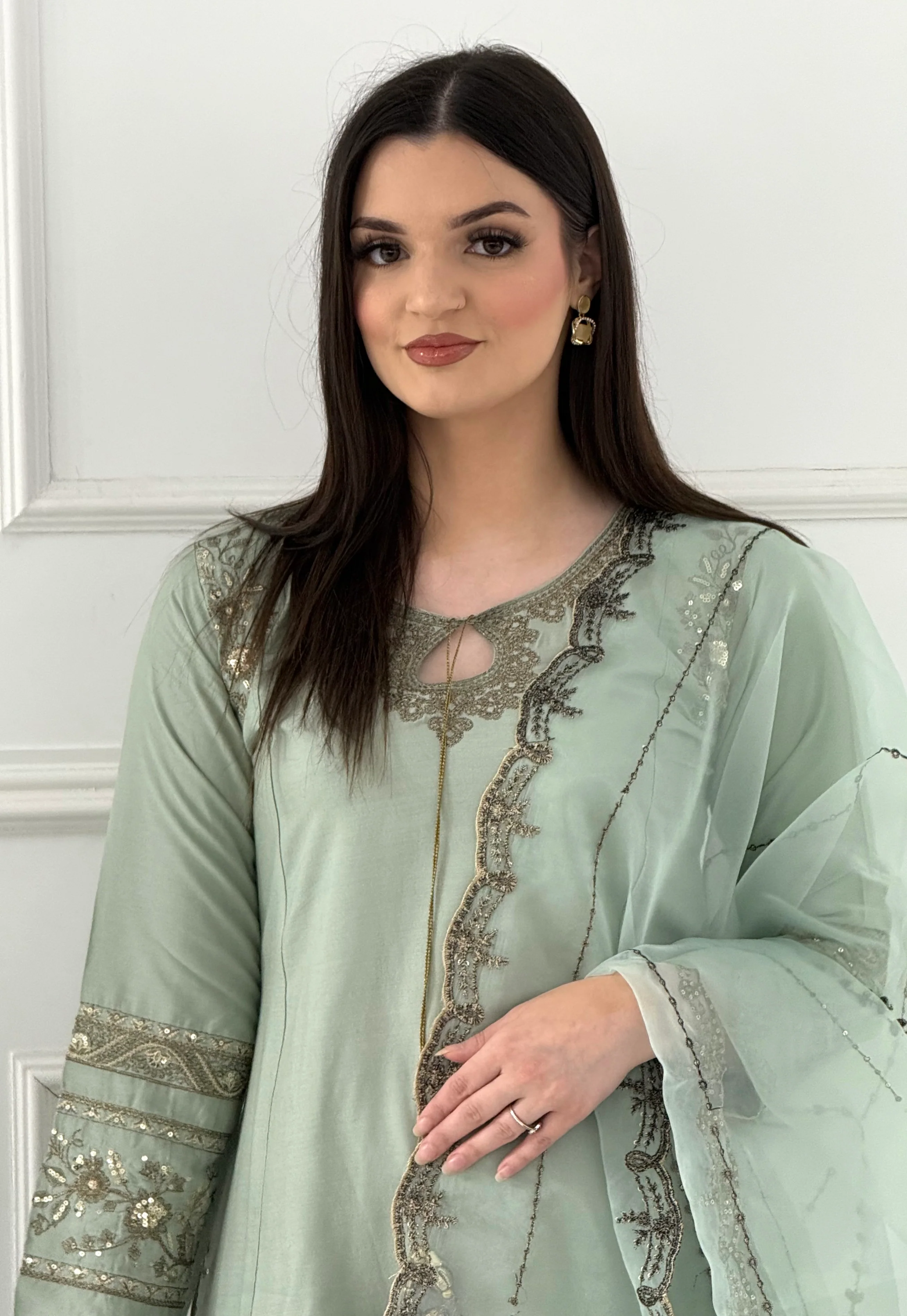 HK387 - Roheena - Shararah Suit - Image 12