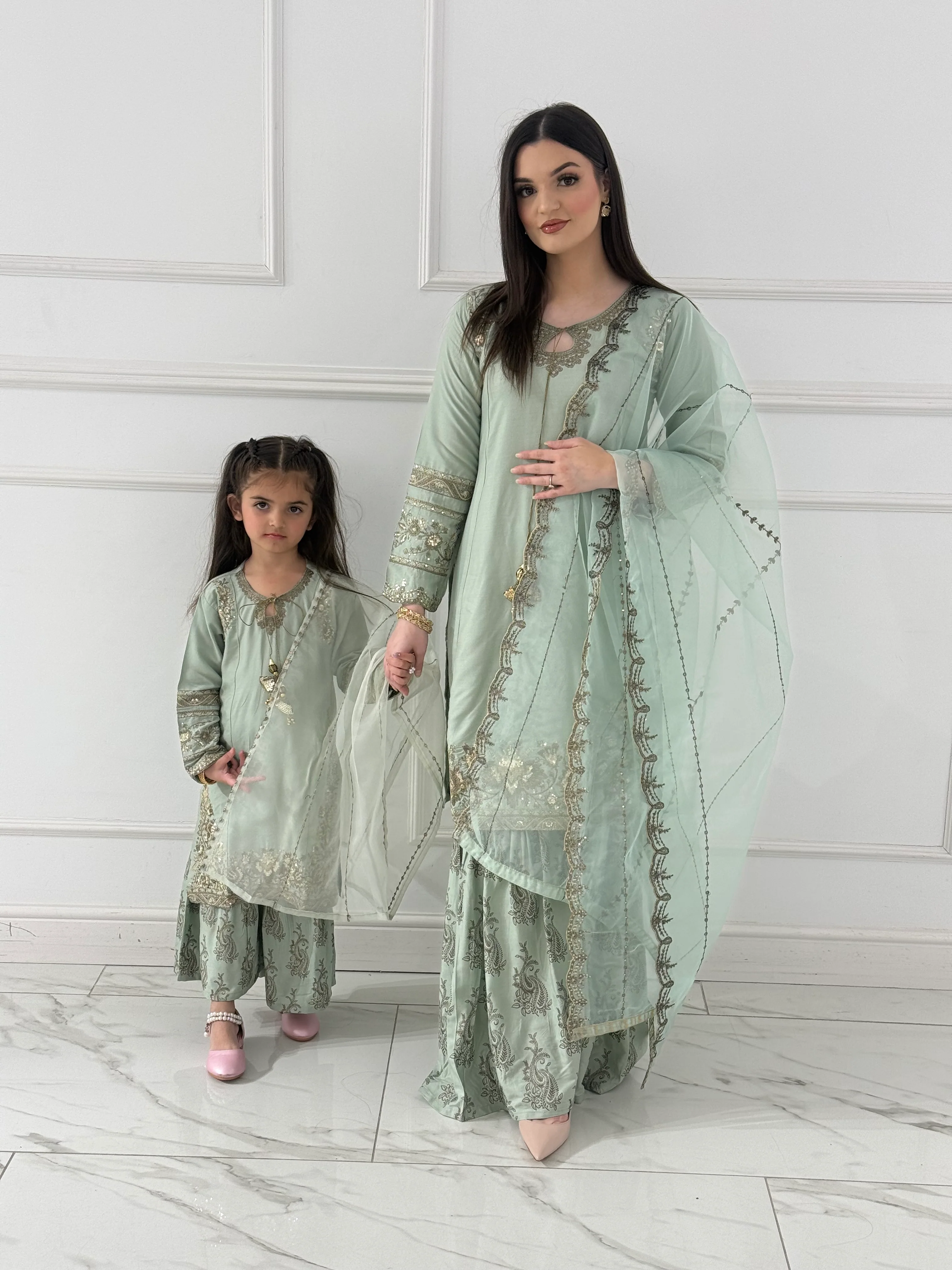 HK387 - Roheena - Shararah Suit - Image 14