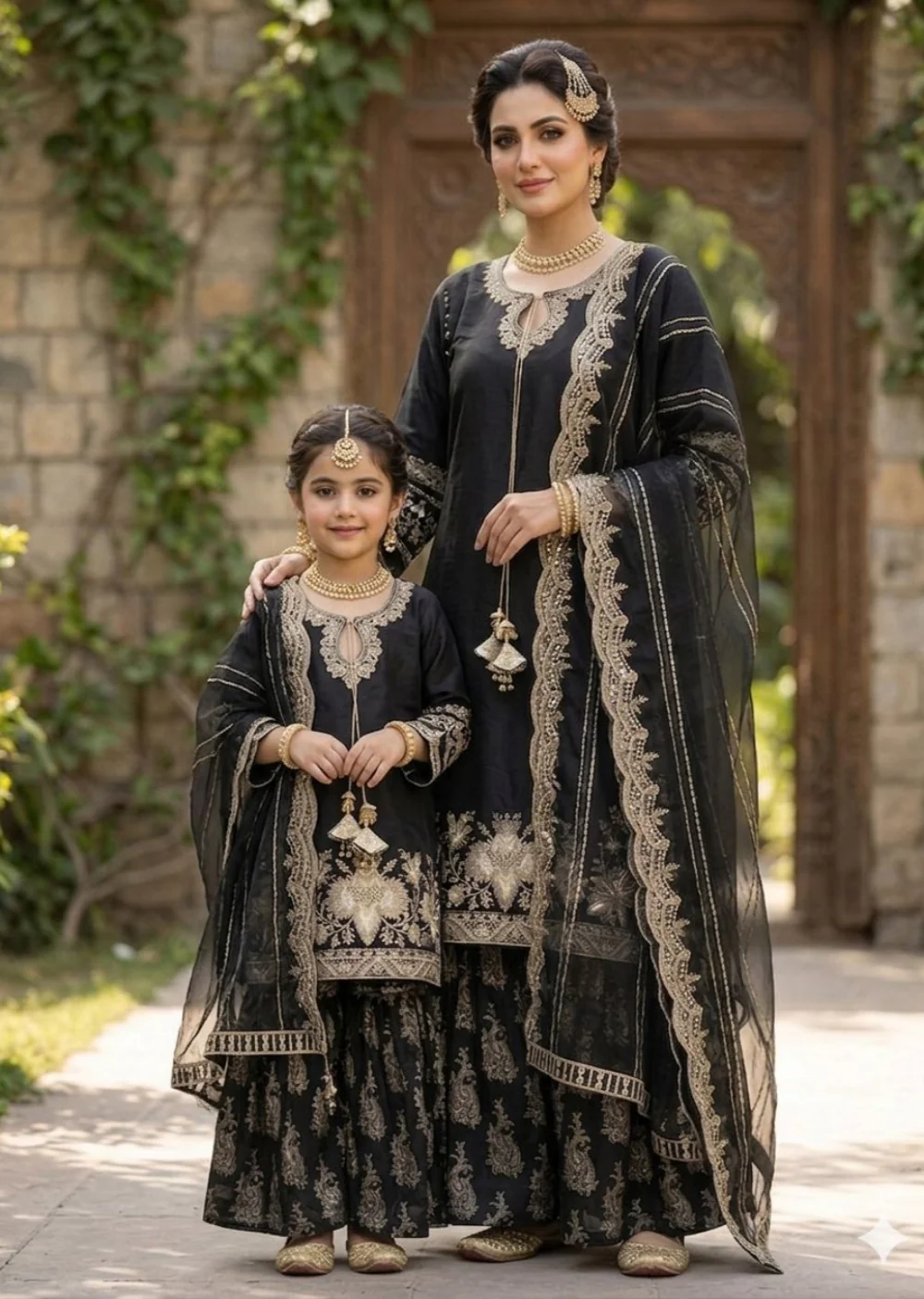 HK387 - Roheena - Shararah Suit - Image 4