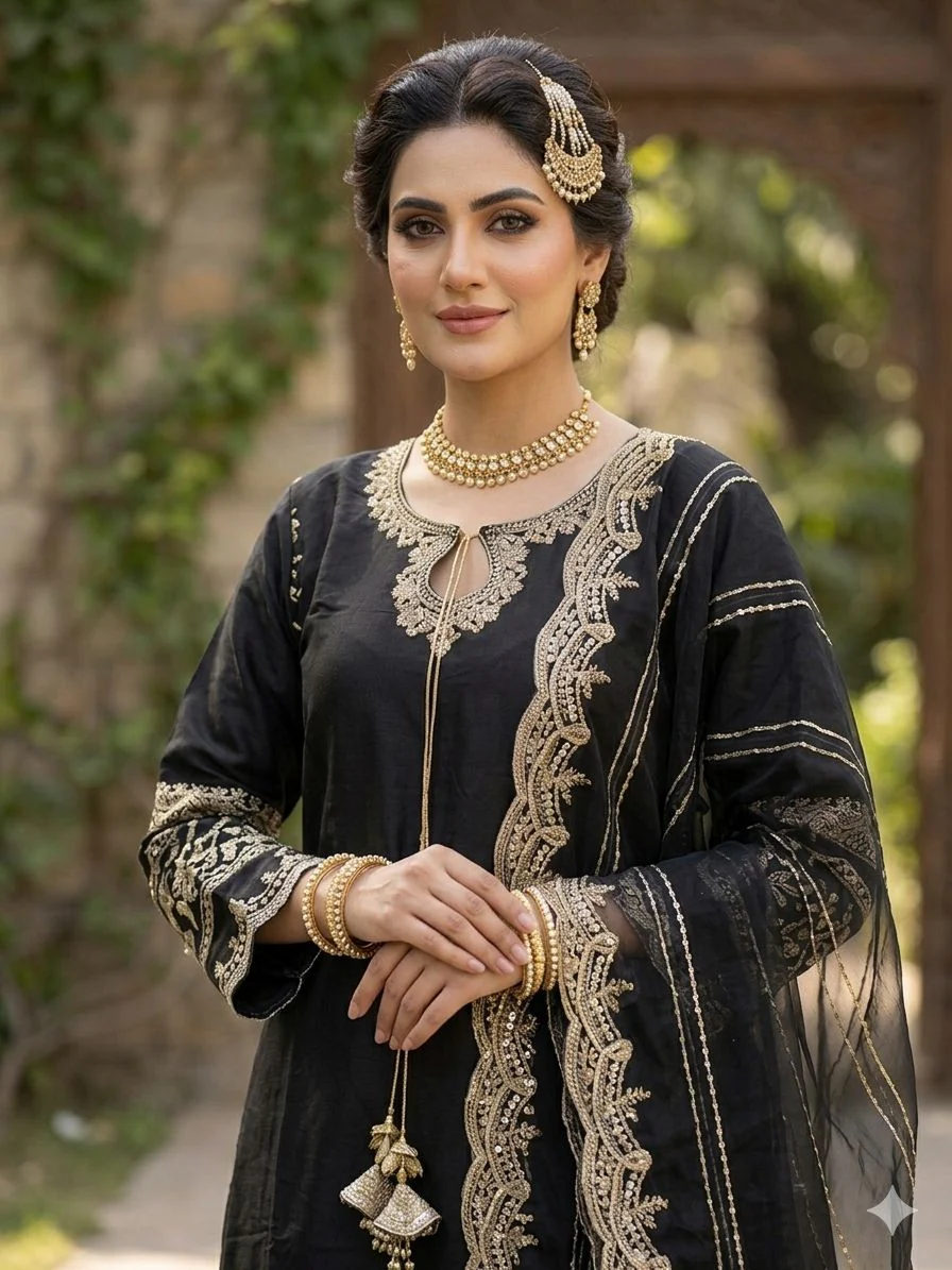 HK387 - Roheena - Shararah Suit - Image 9