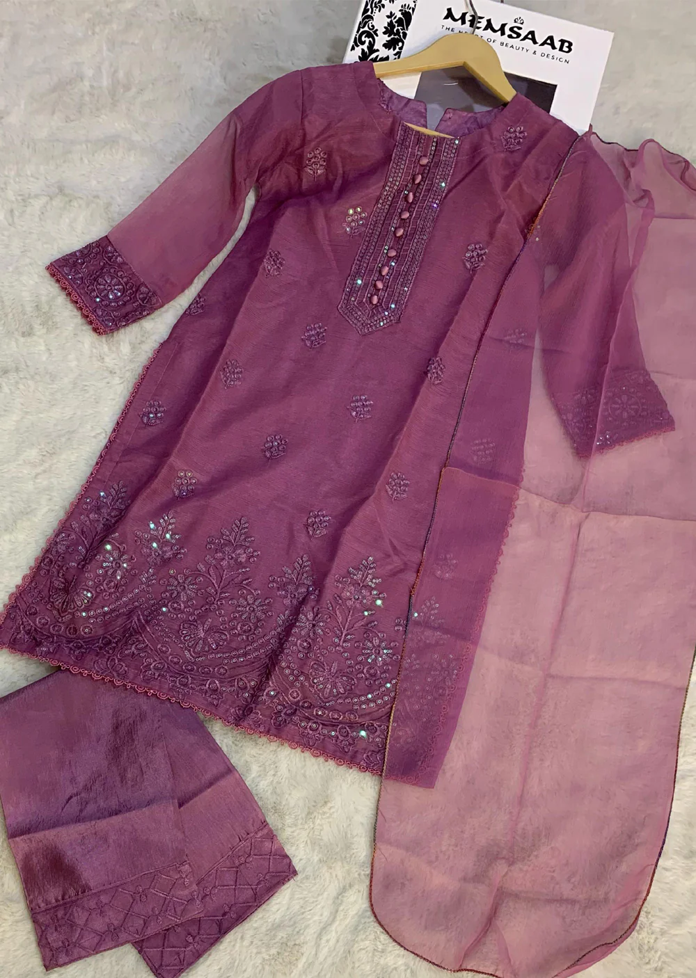 HMZDS-04 - Readymade - Cotton Dobi Print kurta Plazo 2025 - Image 3