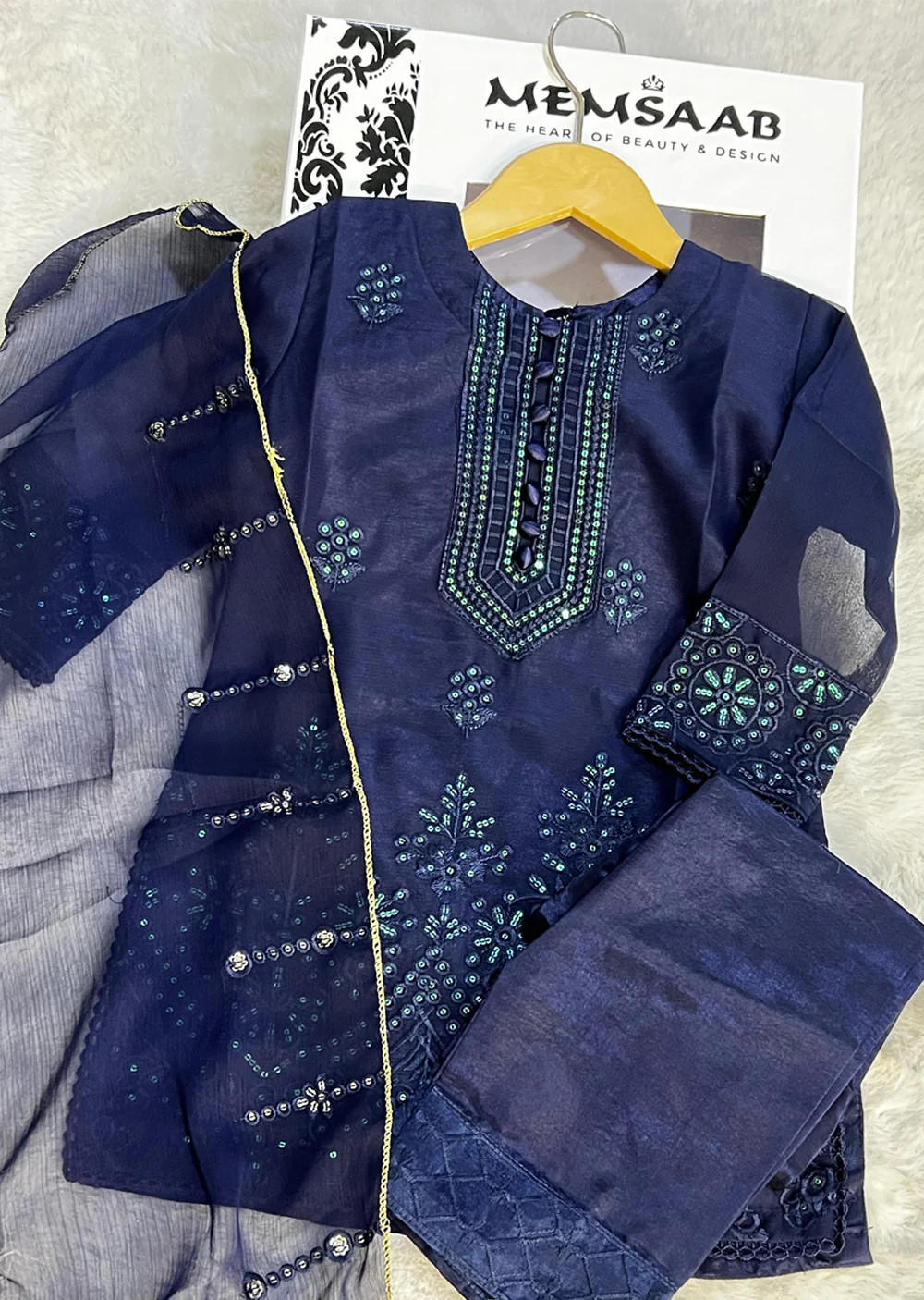 HMZDS-04 - Readymade - Cotton Dobi Print kurta Plazo 2025 - Image 9