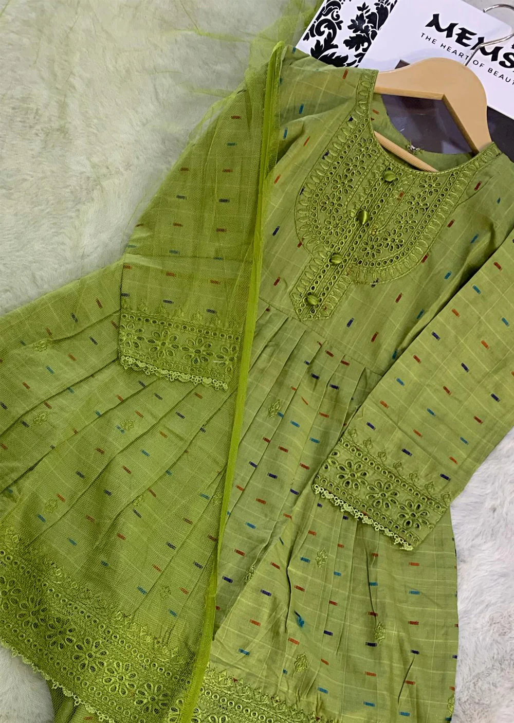 HMZDS-05 - Readymade - Cotton Dobi Print kurta Plazo 2025 - Image 2