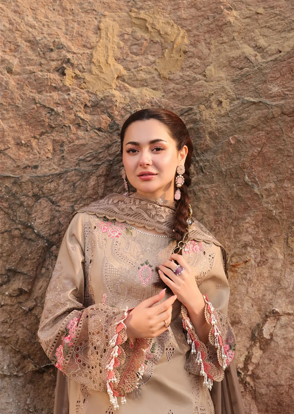 HNA-81 - Alyana - Hania Luxury Lawn Collection 2025 - Image 2