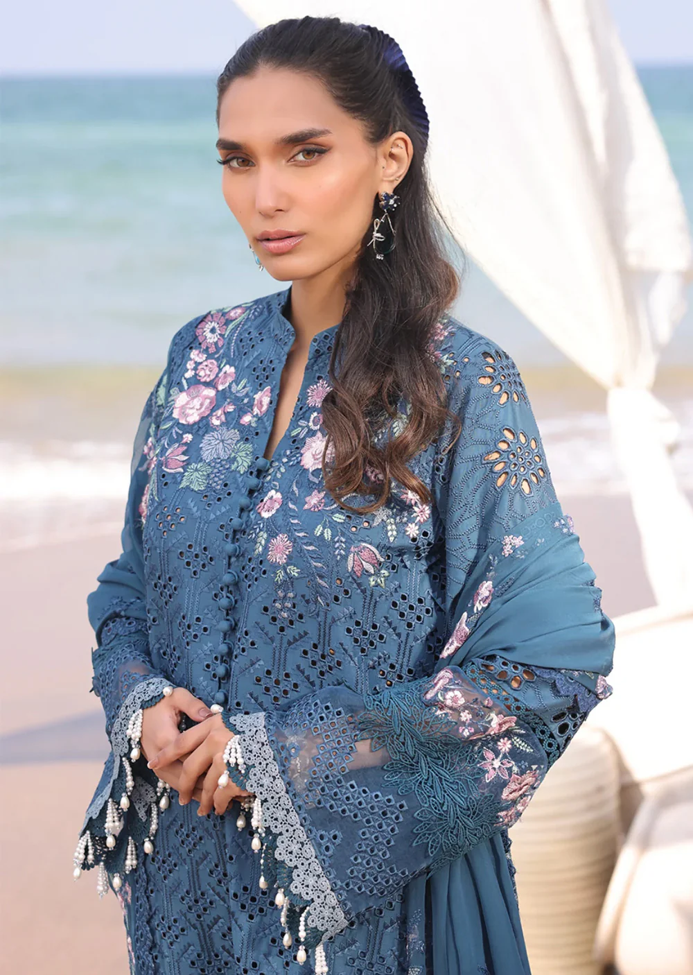 HNA-86 - Mirha - Hania Luxury Lawn Collection 2025 - Image 3