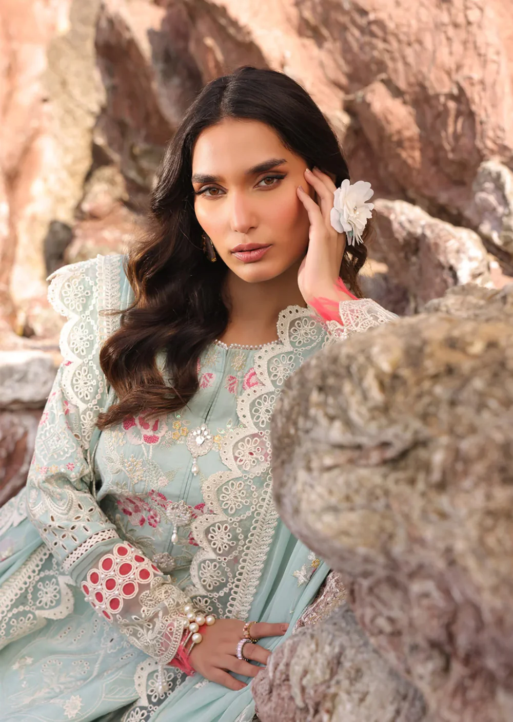 HNA-76 - Aidan - Hania Luxury Lawn Collection 2025 - Image 3