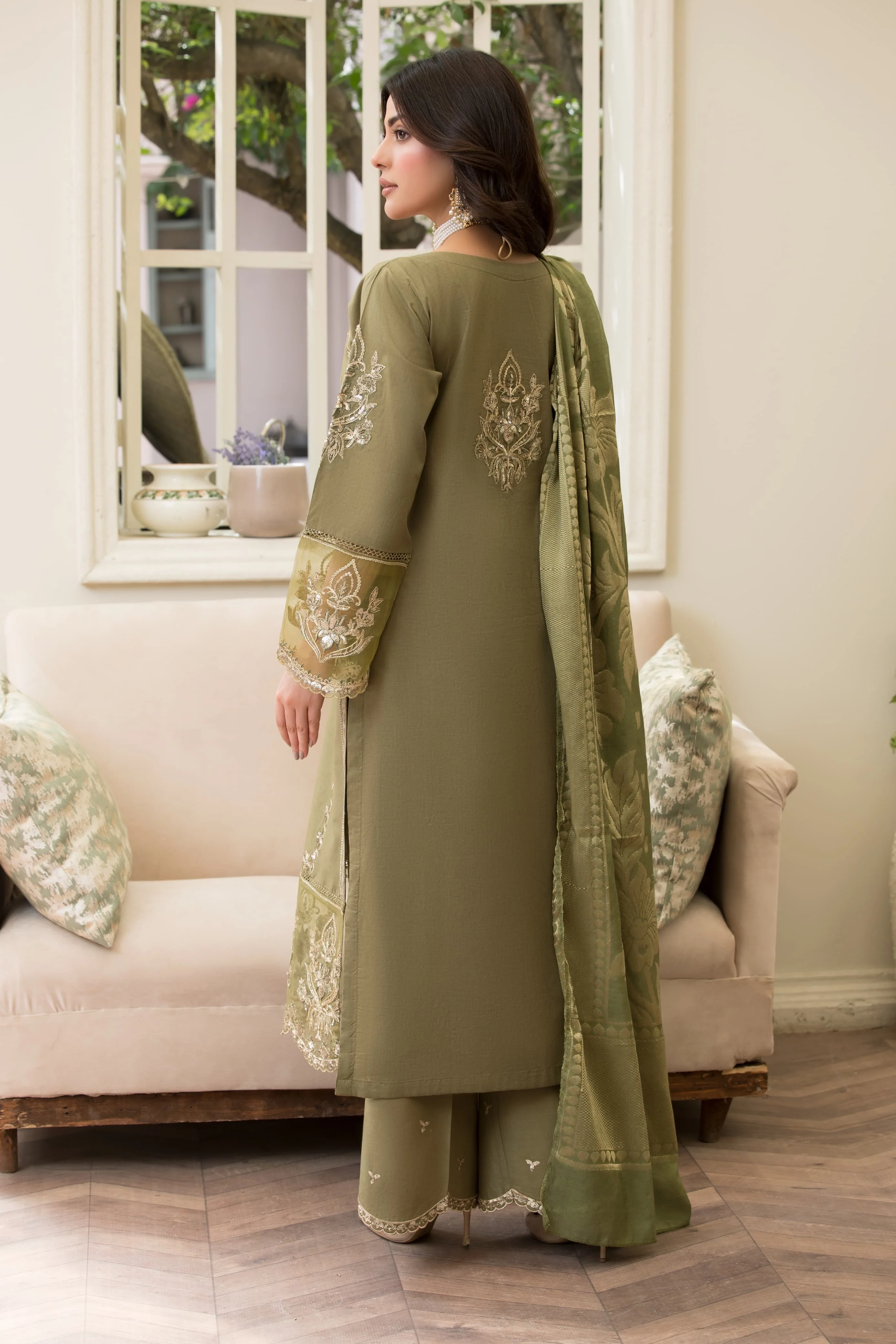 HRM-08 - Readymade Memsaab Formal Cotton Suit - Image 7