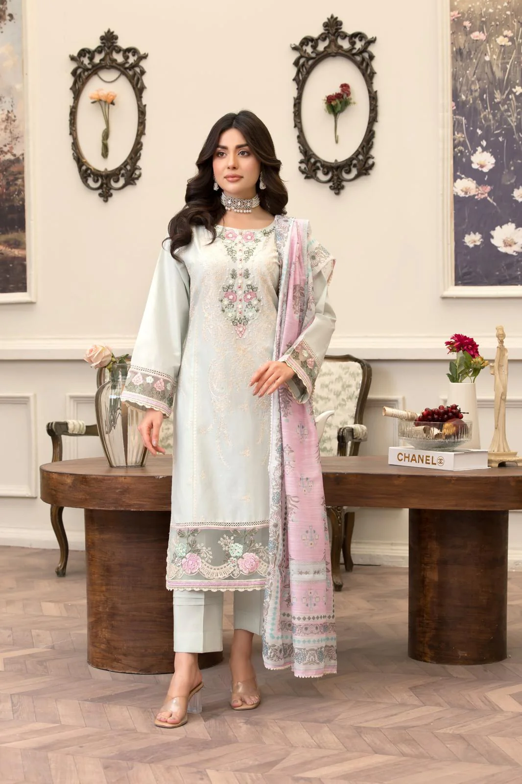 HRM-11 - Readymade Memsaab Formal Cotton Suit - Image 5