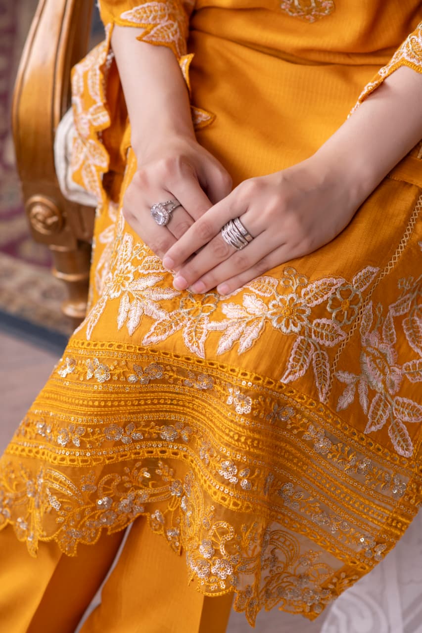 HRM45- Readymade Memsaab Formal VISCOSE Suit 2025 - Image 2