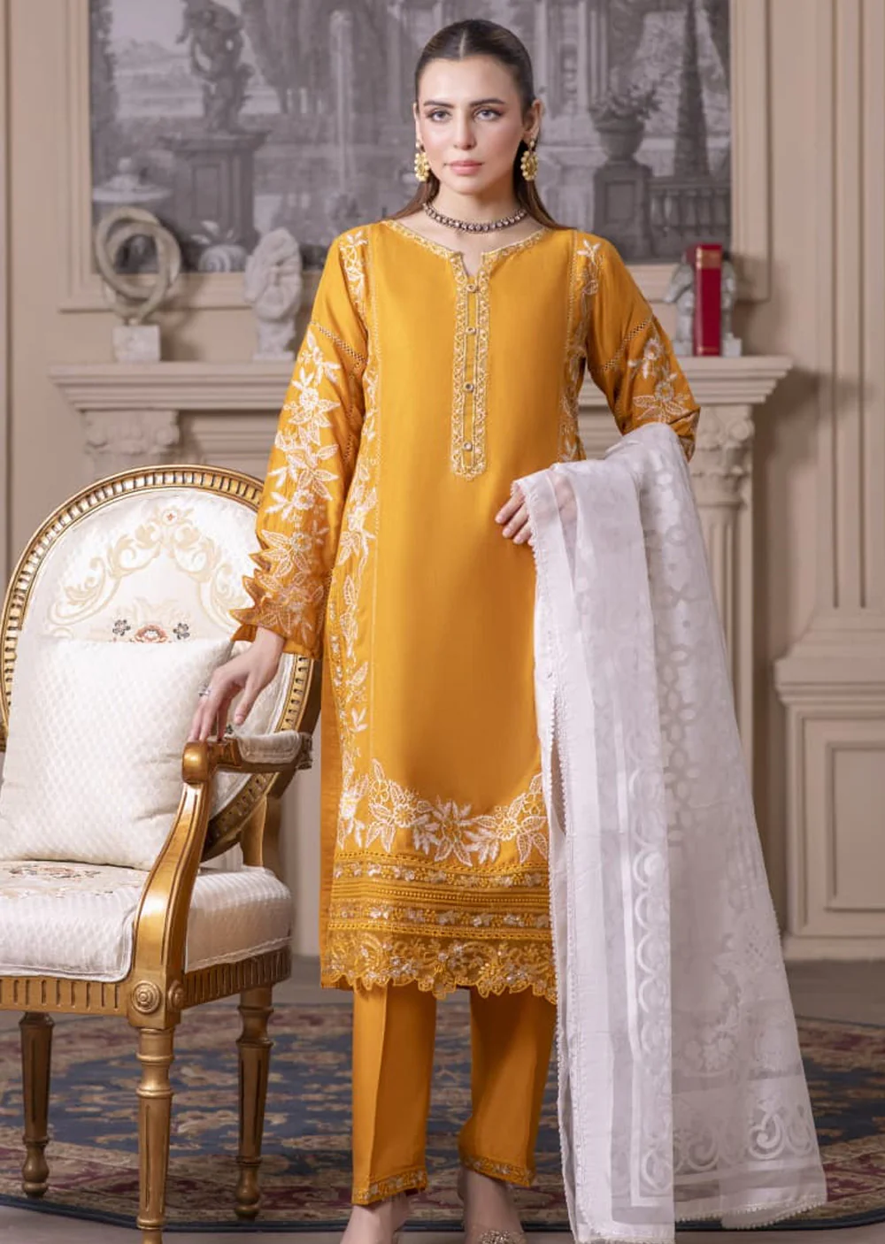 HRM45- Readymade Memsaab Formal VISCOSE Suit 2025 - Image 4