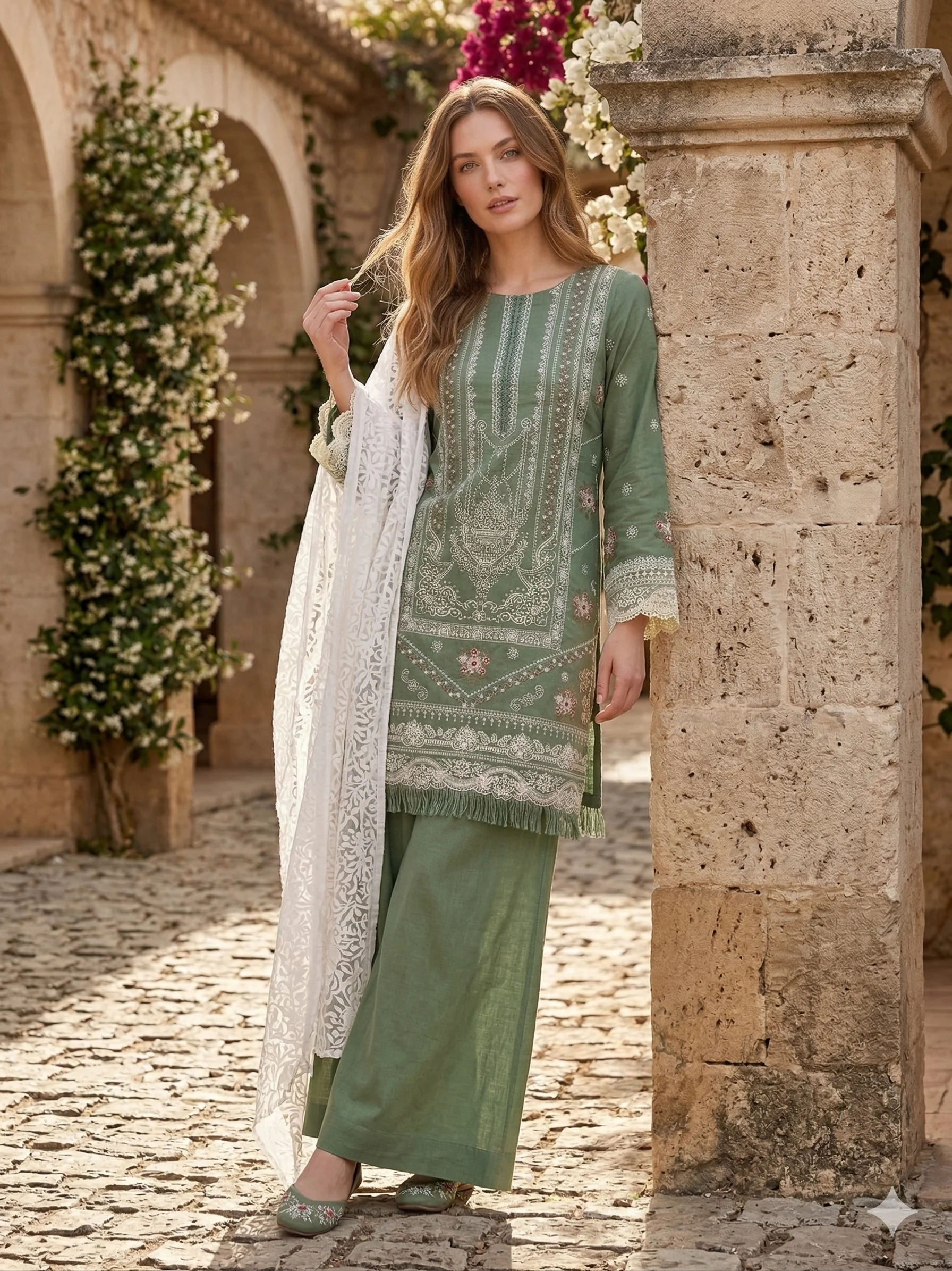 HRM47- Readymade Memsaab Formal Suit - Image 3