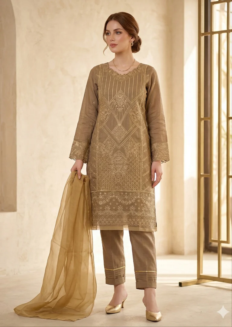 HRM49- Readymade HAREEMZ Formal Suit 2025