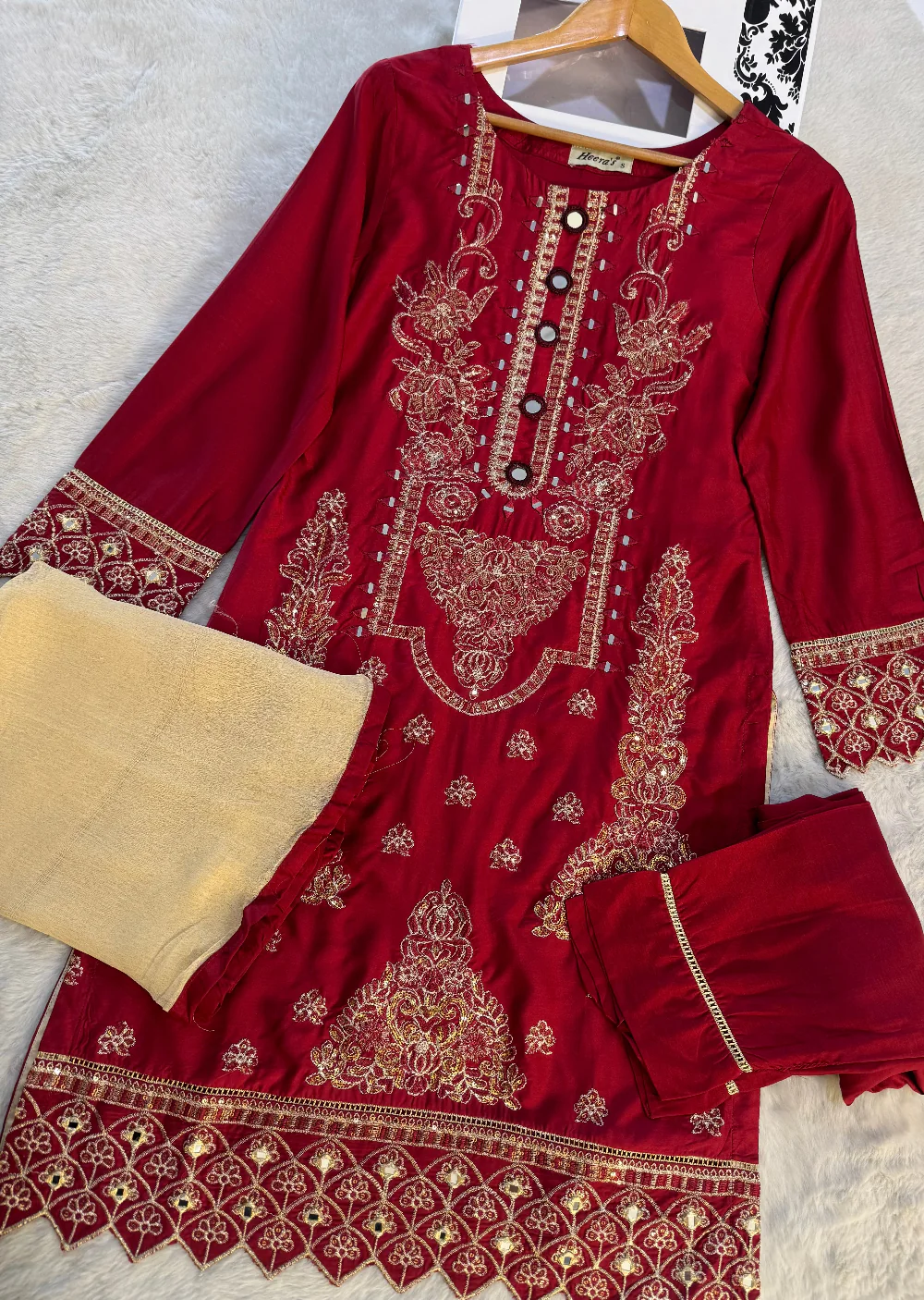 HRS155 - Heeras Readymade Viscose Suit