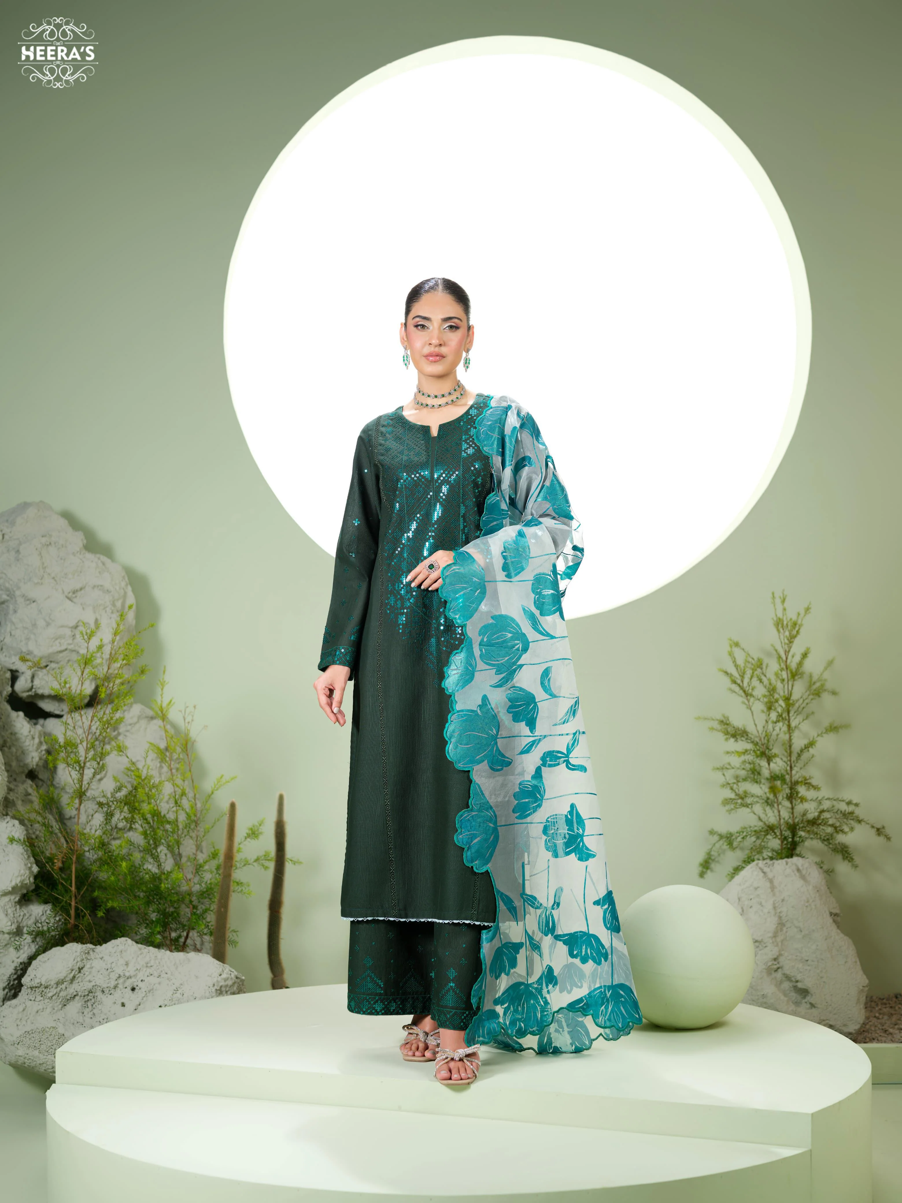 HSS-1150 - Readymade Heeras Suit - Image 5