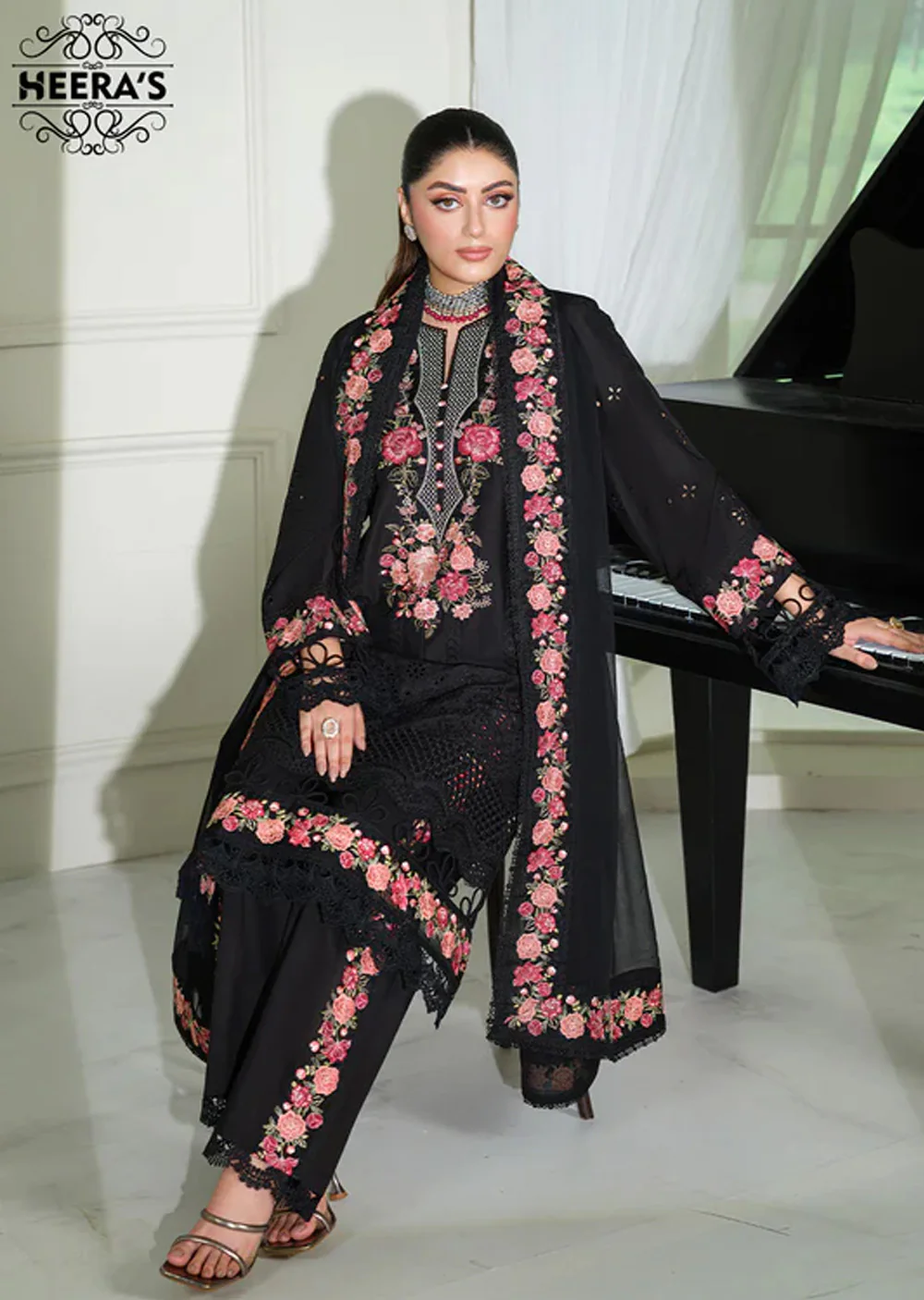 HSS-1175- Readymade Luxury Viscose Heeras Suit 2026 - Image 4