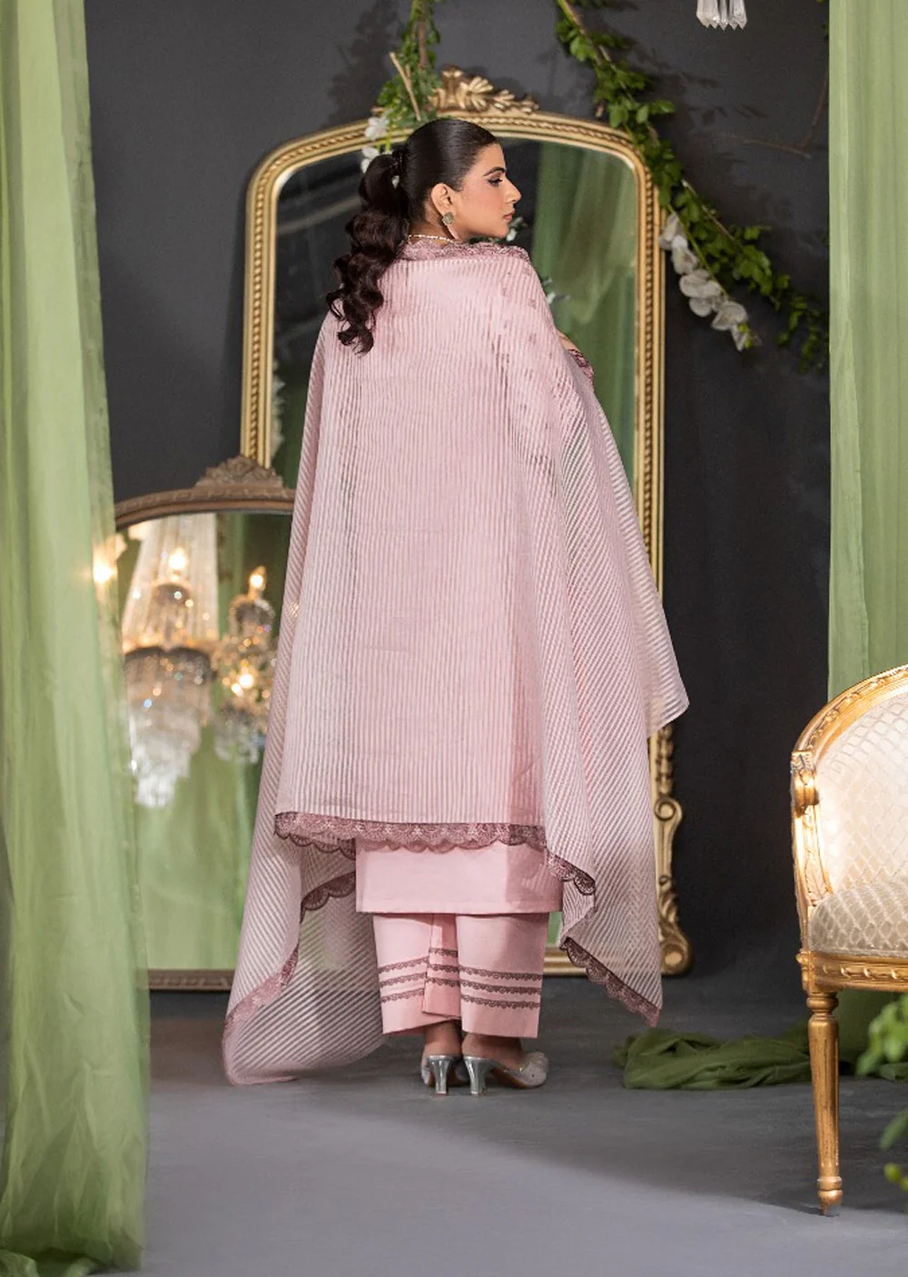 HSS-9898 - Pink - Readymade - Heeras Suit 2025 - Image 2