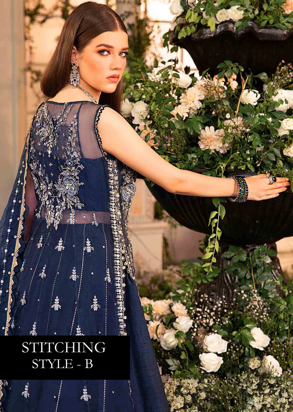 INSP05 - Unstitched - Maria B Inspired Outfit - Image 5