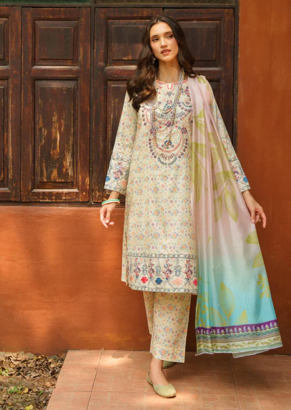 Jazmin - Readymade 3 Piece Cotton Suit