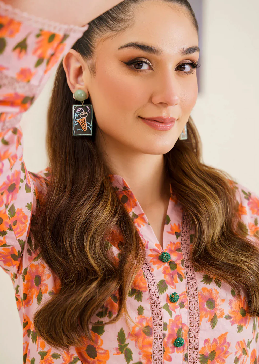 Jane - Readymade 3 Piece Cotton Suit - Image 3