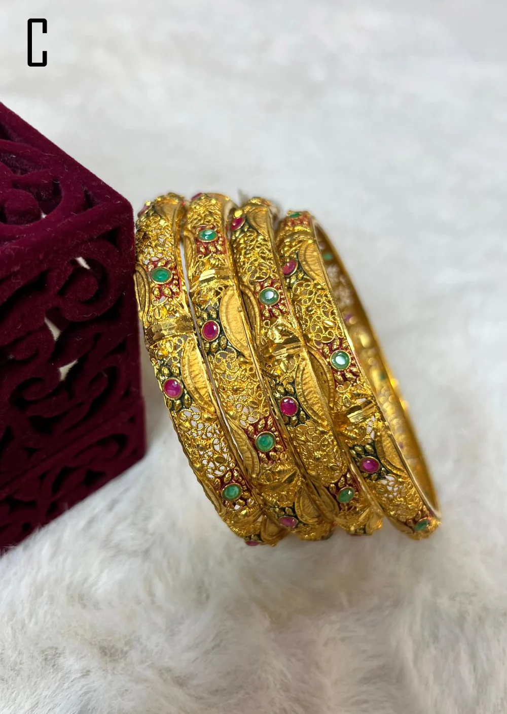 JBM-67 - Multi Colour Bangles Set - Image 3