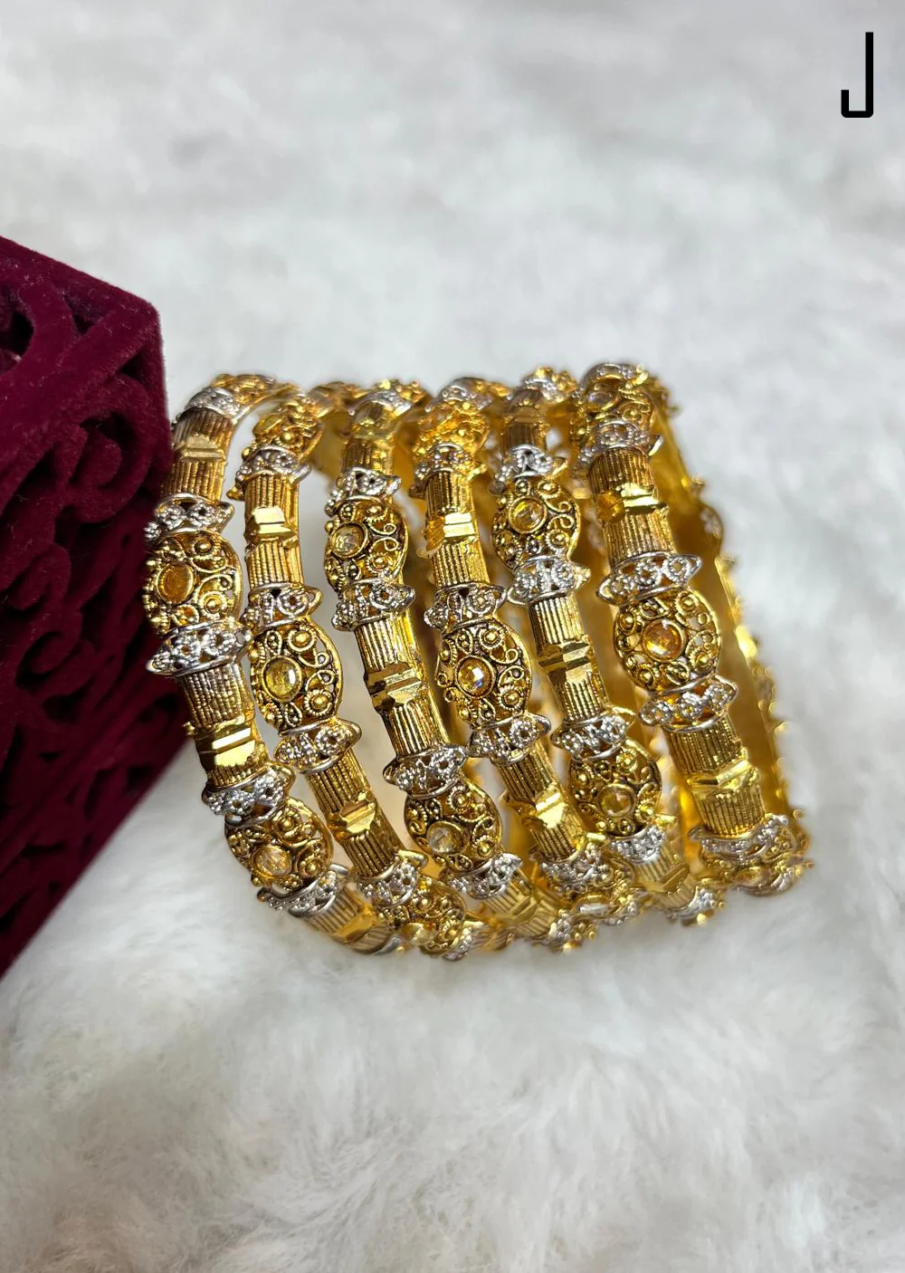 JBM-67 - Multi Colour Bangles Set - Image 9
