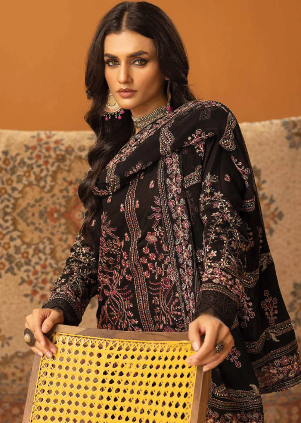 JH-146 - Unstitched - Grazia Collection by Johra 2024 - Image 3