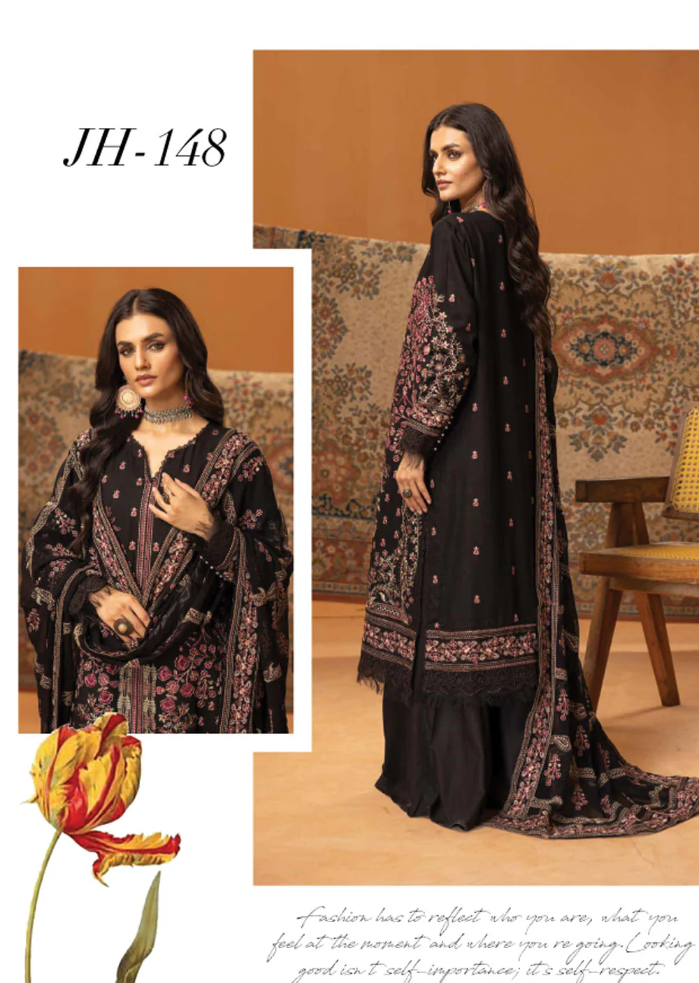 JH-147-R - Readymade - Grazia Collection by Johra 2024 - Image 2