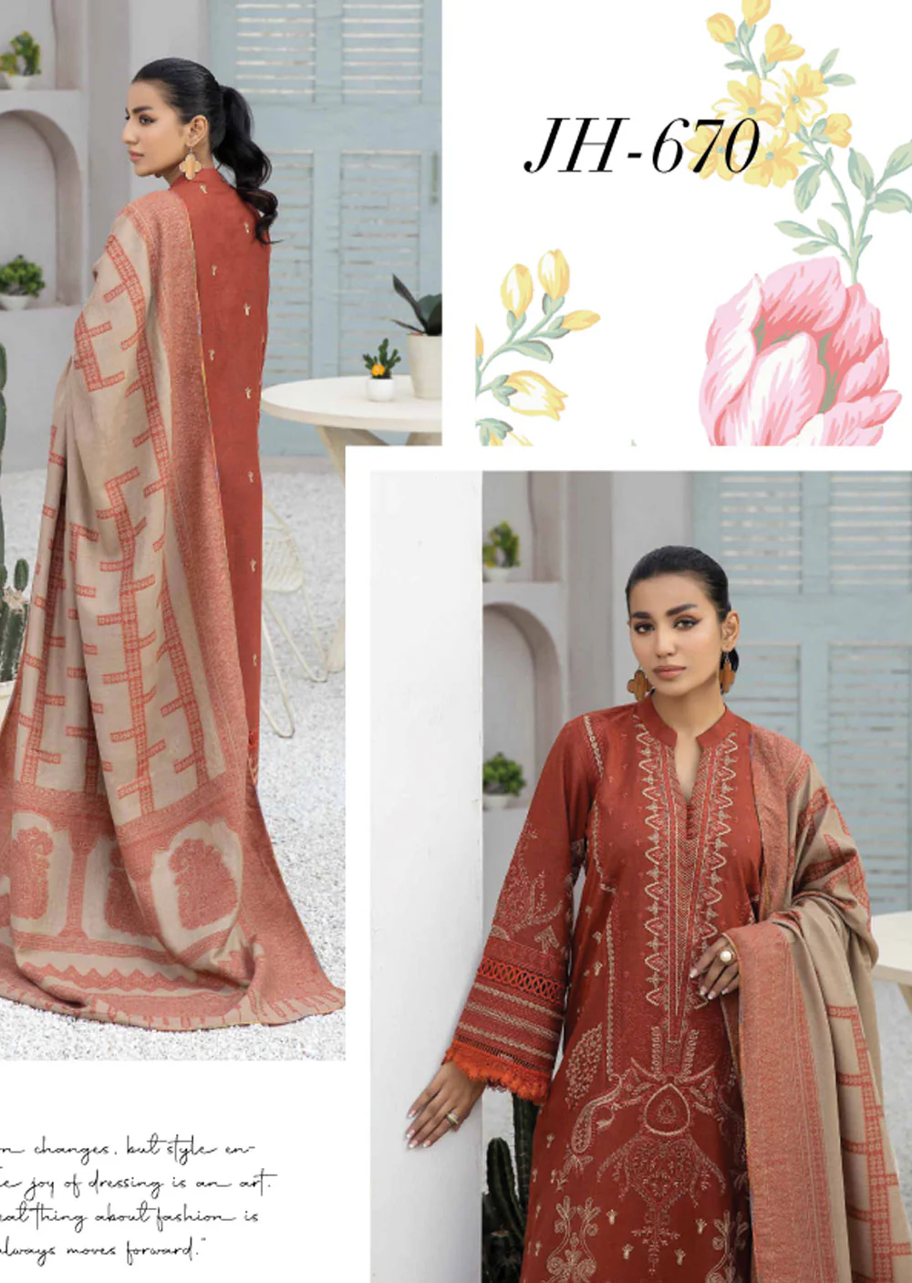 JH-670-R - Readymade - Deewan Collection by Johra 2024 - Image 2