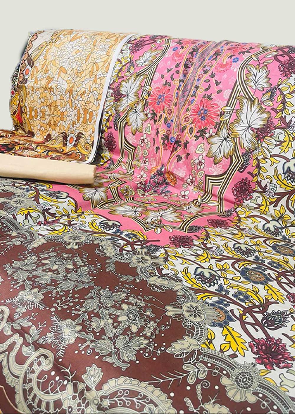 JPS-09 - Unstitched - Premium Lawn Collection by Jade 2024 - Image 4
