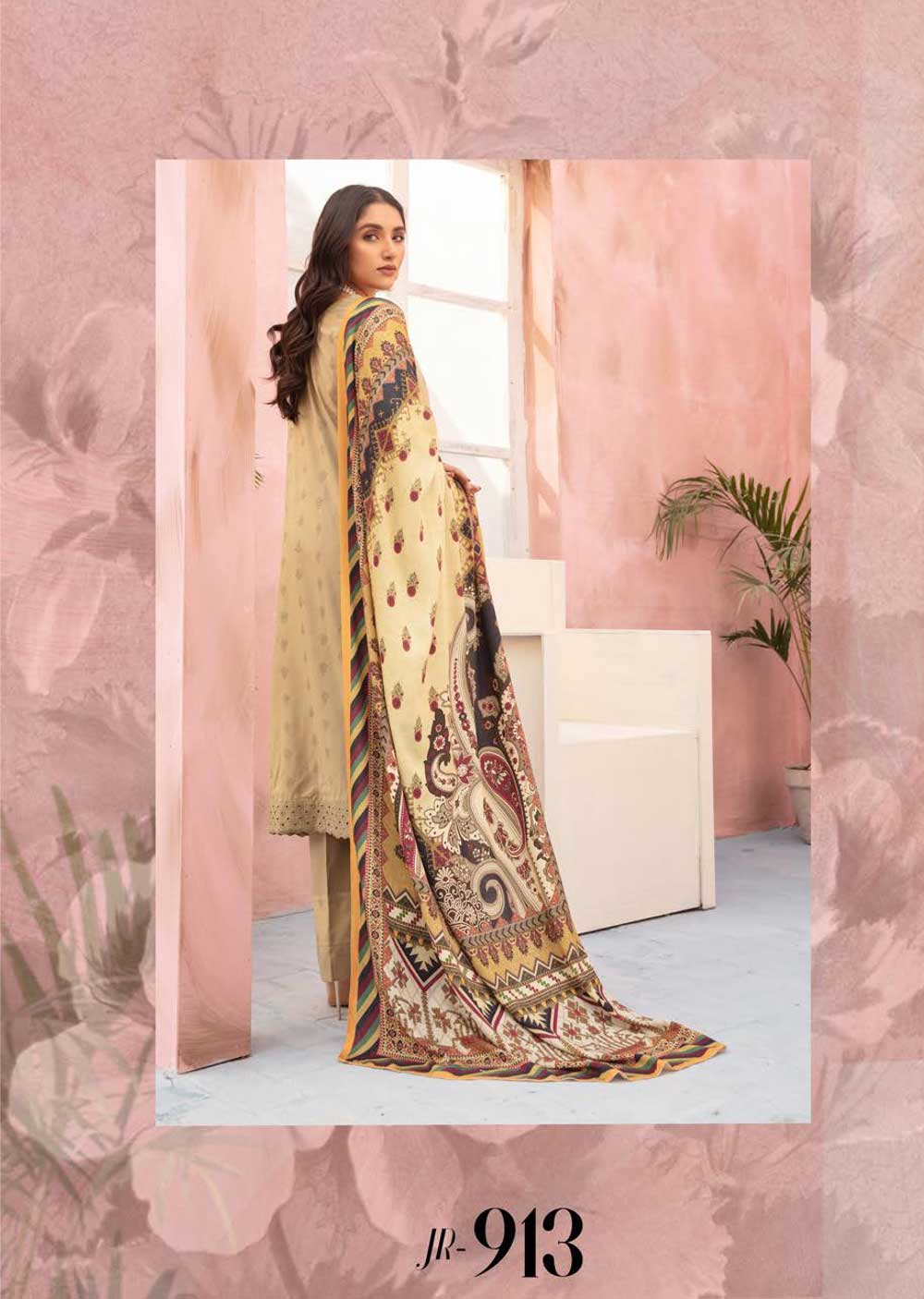 JR-913-R - Readymade - Zarqa Chickenkari Collection By Johra 2022 - Image 3