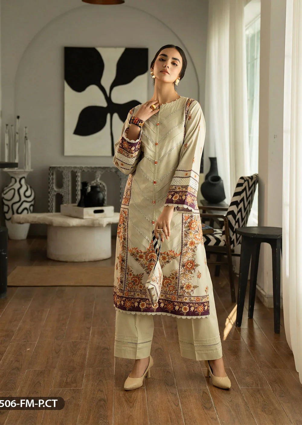 K2P506 - Beige - Readymade Shaposh Formal Suit