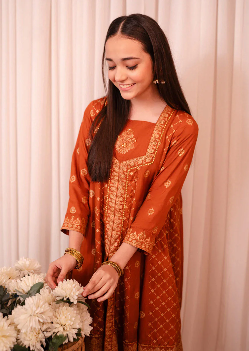 Kashmala - Readymade Kids Suit by Garnet 2022 - Image 3