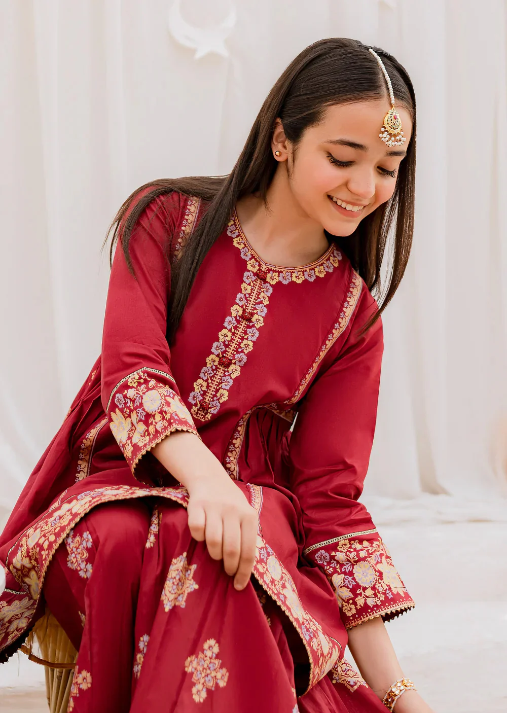 Kaira - Readymade Kids Suit by Garnet 2024 - Image 4