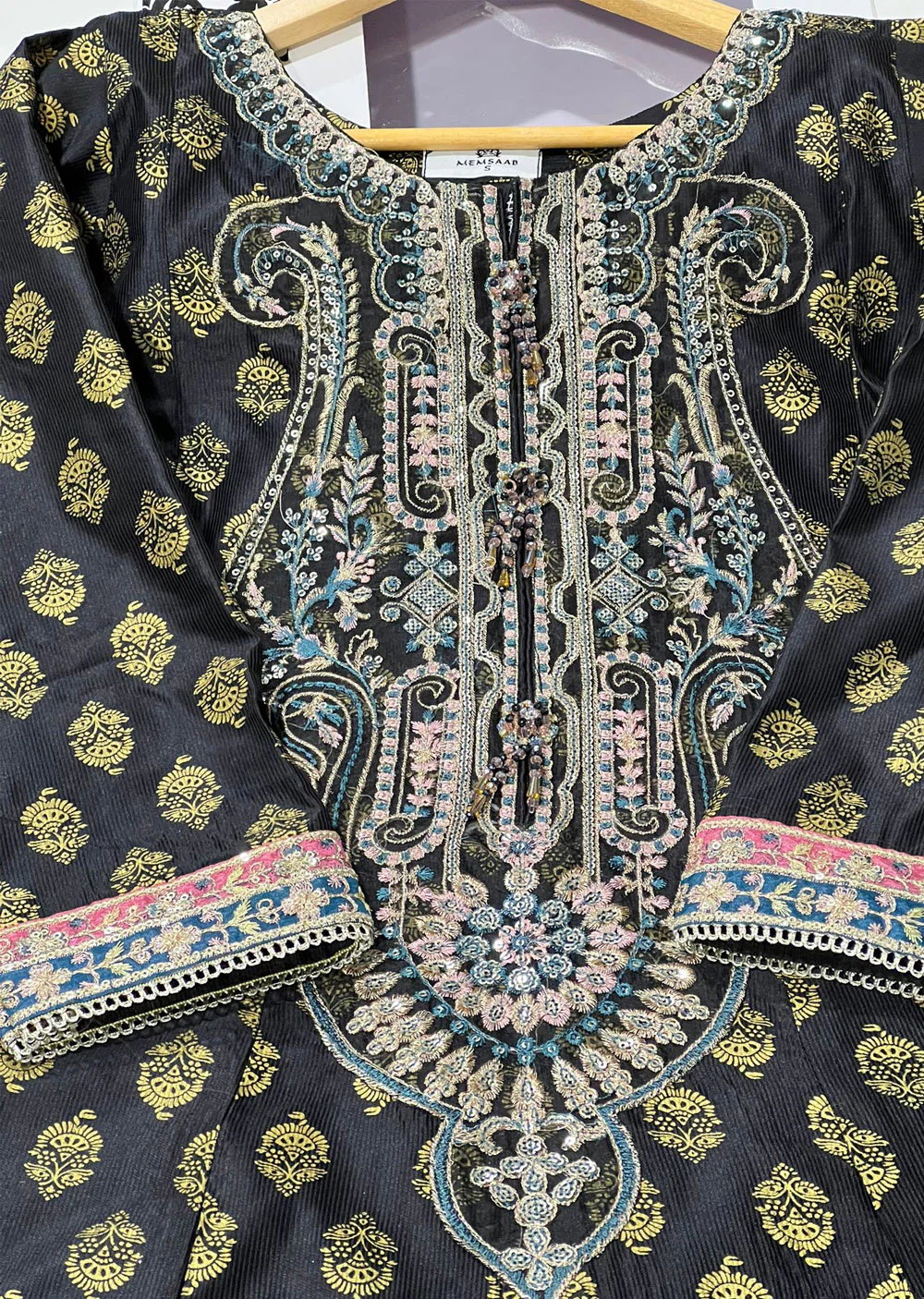 KLD1005 Jilmil - Readymade Khadi Net Suit - Image 5