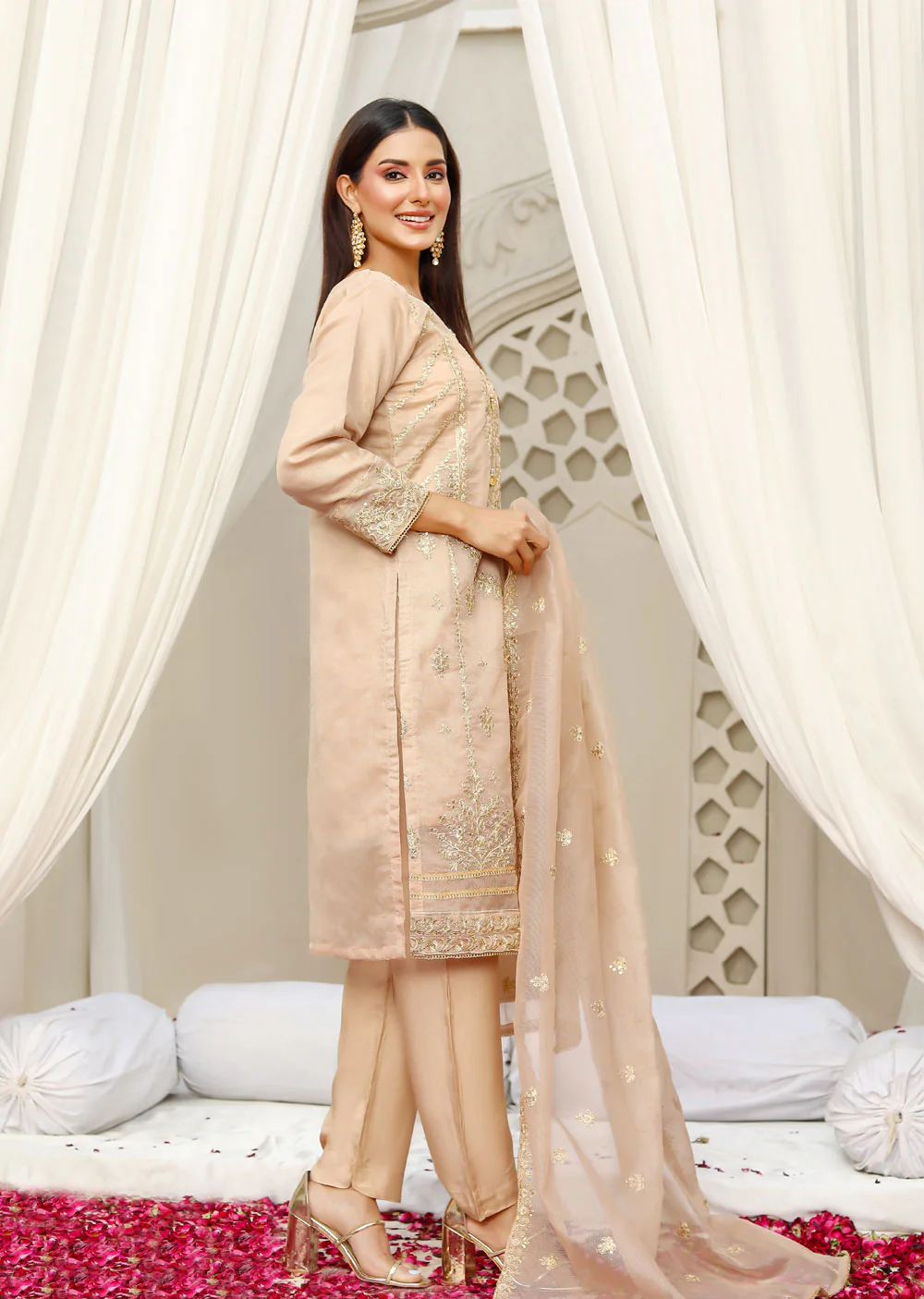 KLD1012 Zeno Readymade Bori Net Suit - Image 2