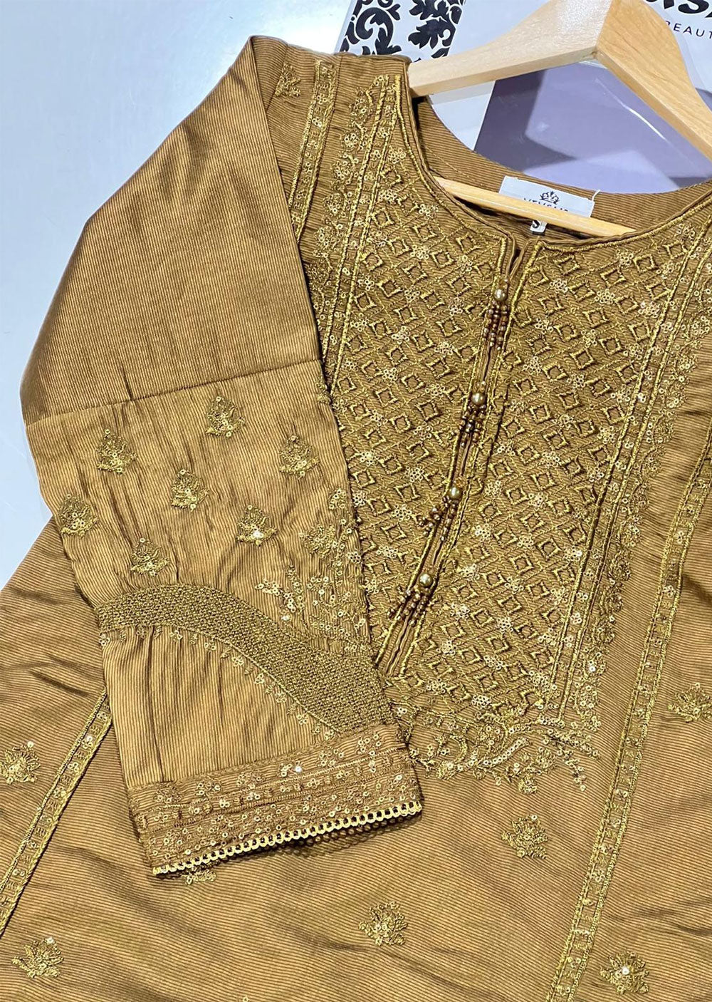 KLD1017 Aura - Readymade Organza Suit - Image 4