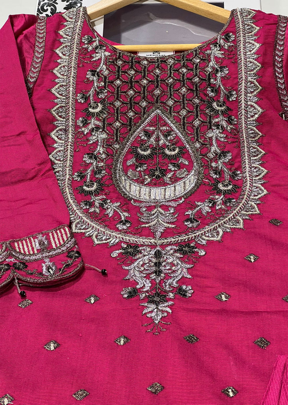 KLD1027 Naran - Readymade Khadi Net Suit - Image 5