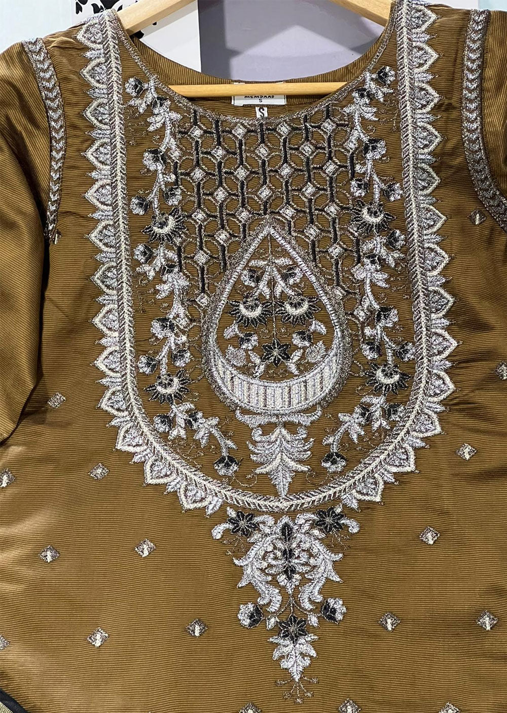 KLD1027 Naran - Readymade Khadi Net Suit - Image 9