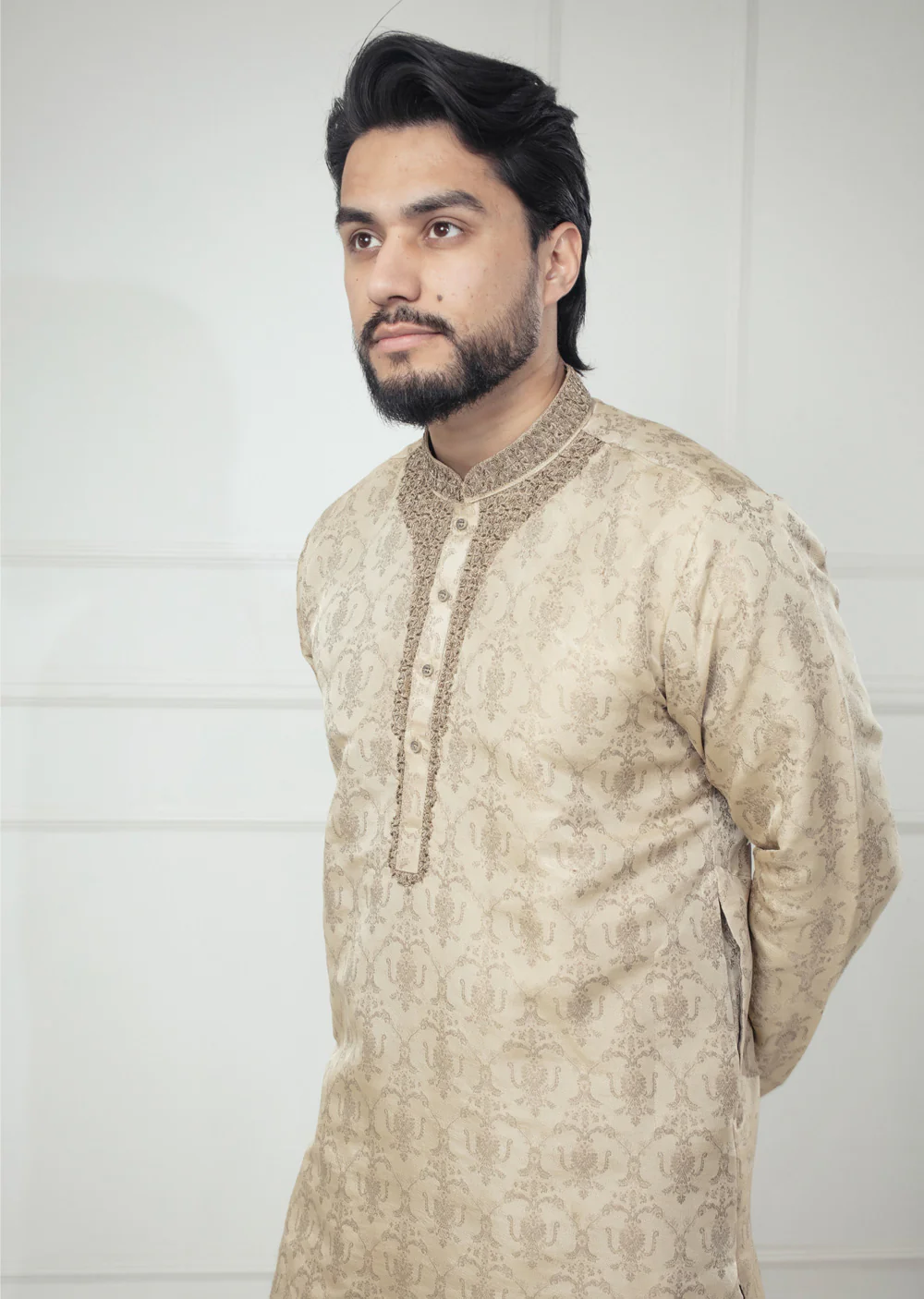 KRT-02 - Readymade - Mens Kurta Trouser Set - Image 2