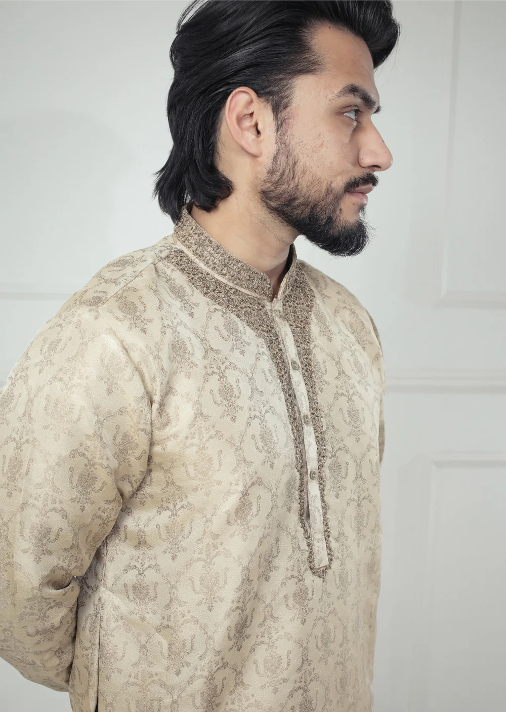 KRT-02 - Readymade - Mens Kurta Trouser Set - Image 5