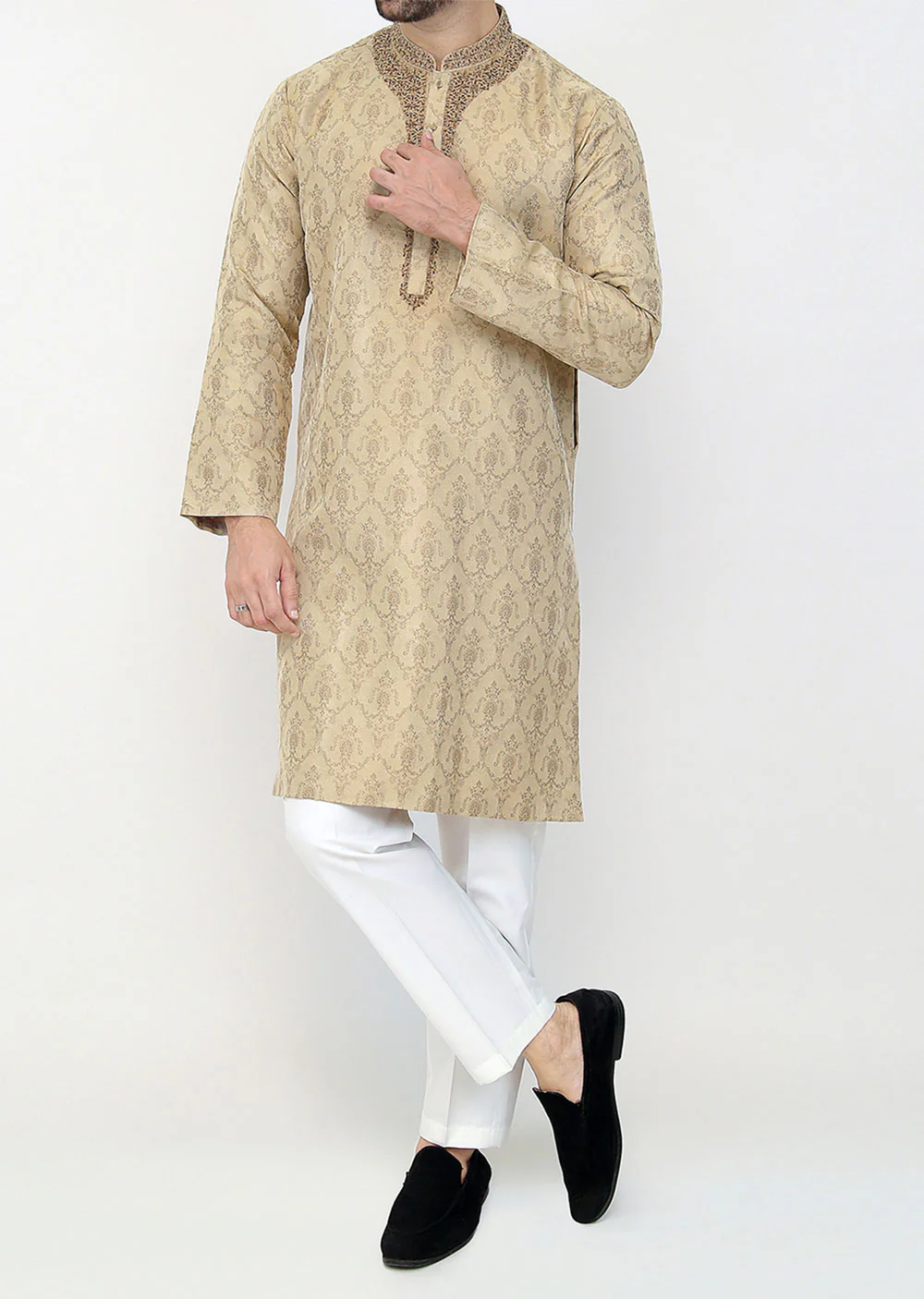 KRT-02 - Readymade - Mens Kurta Trouser Set - Image 9