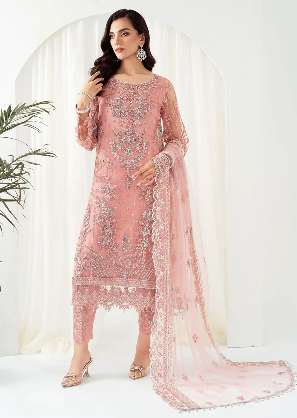 Leyla - Meeral Readymade Organza Suit