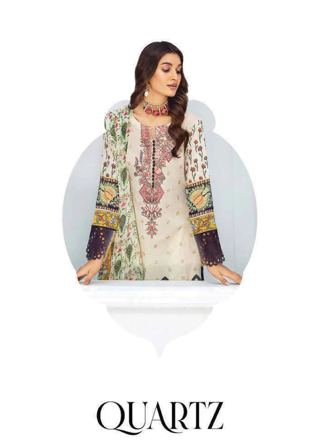 DPLC-01-R - Pegasus - Readymade - Dahlia Printed Lawn Collection 2023 - Image 2