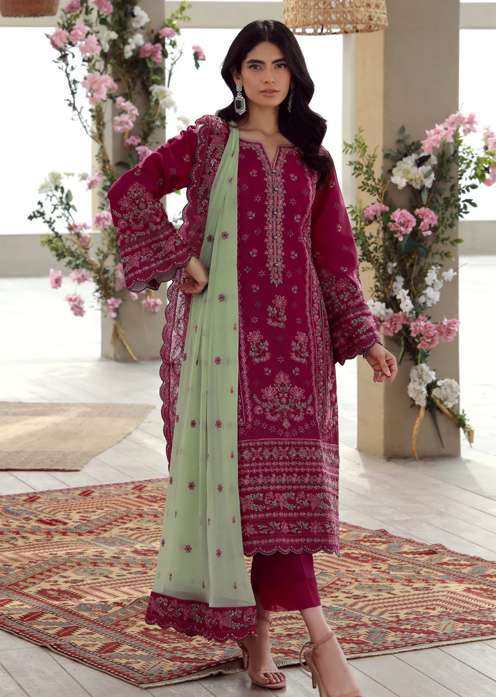 LNP-01 - Zhuri - Ready Made Gulaal Aaliyah Lawn Collection 2025 - Image 2