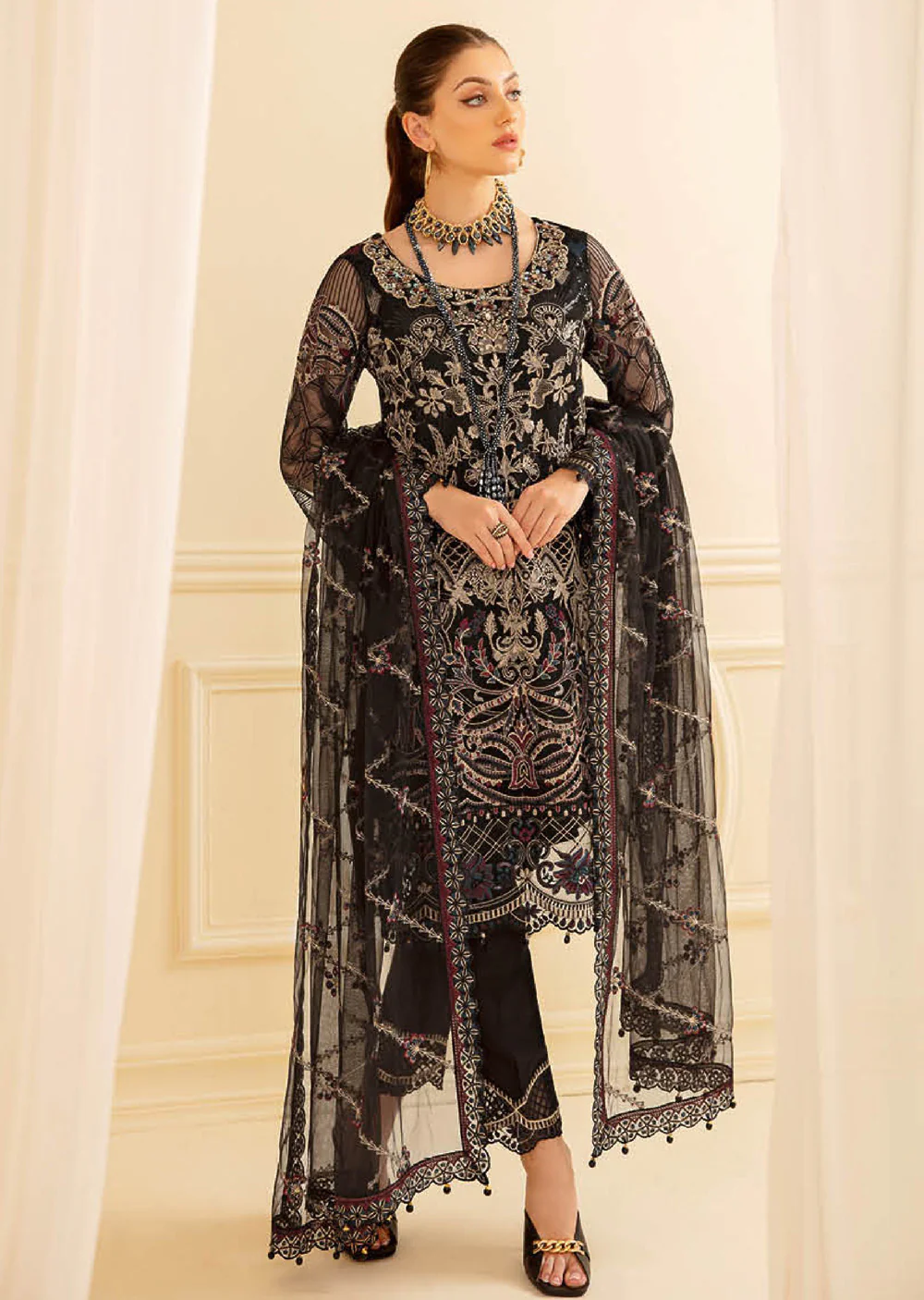 M-703-R - Readymade - Ramsha Minhal Vol 7 2024