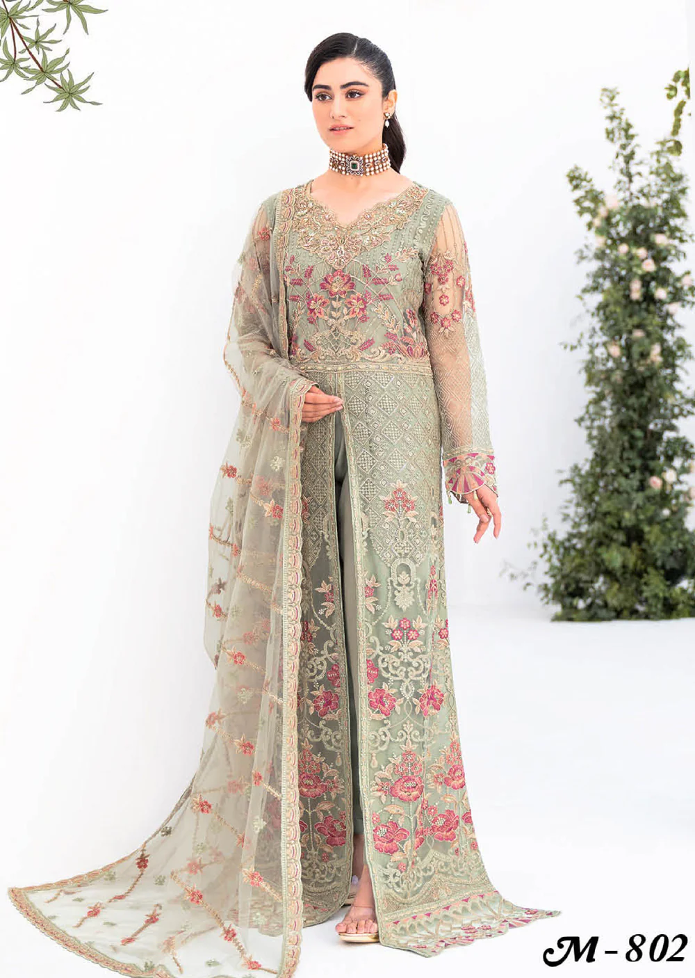 M-802-R - Readymade - Ramsha Minhal Collection Vol 8 2024
