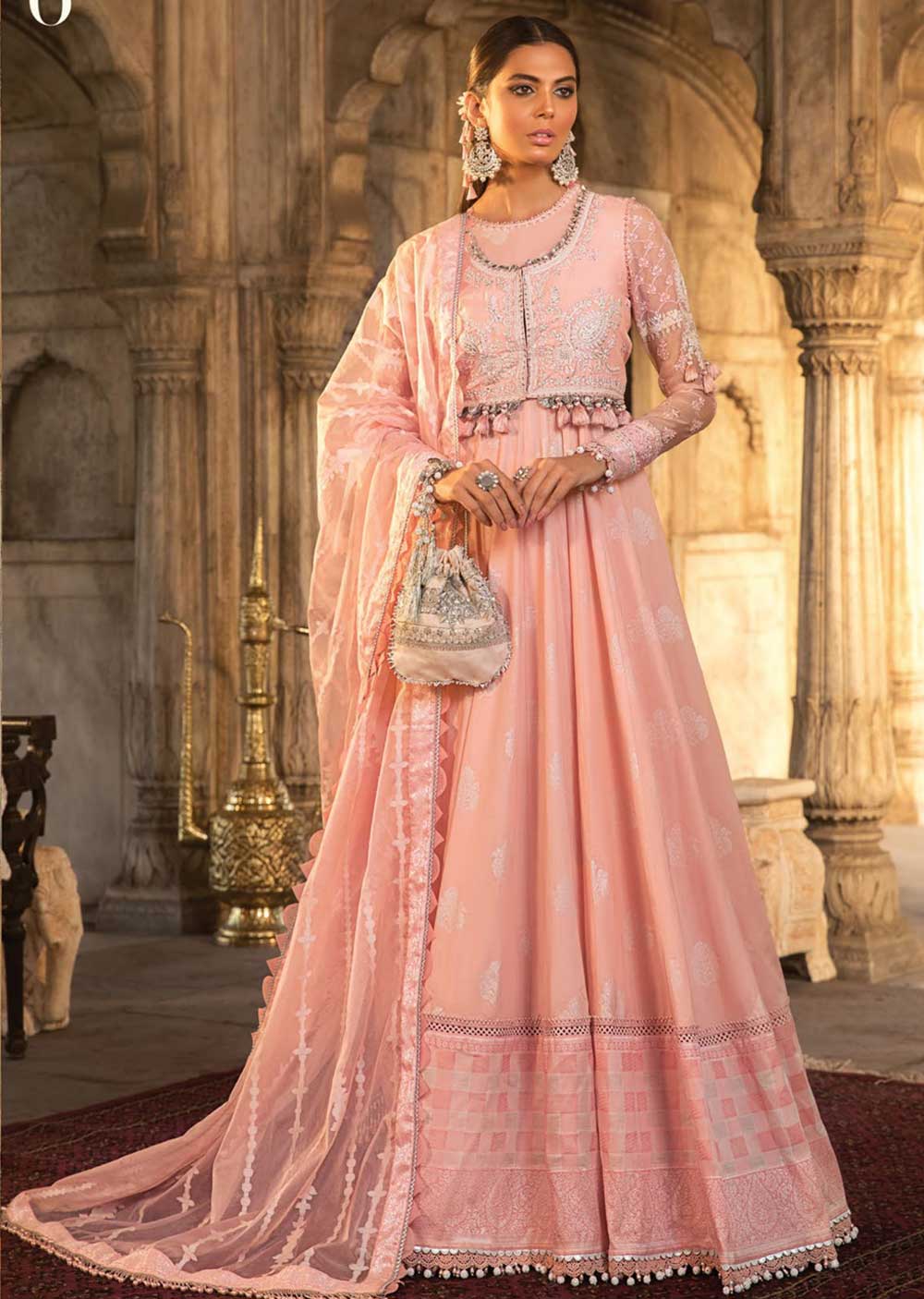 MAB-06-A - Unstitched -  Maria.B Luxe Lawn Main Teri Aan Collection 2022
