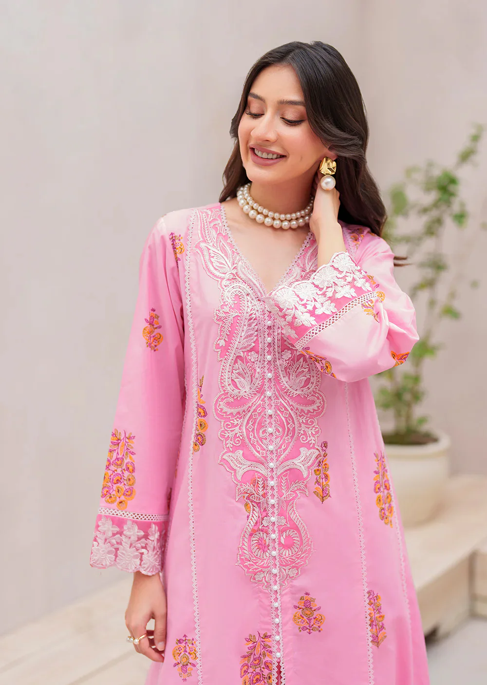 MALINA- Readymade 3 Piece Cotton Suit - Image 5